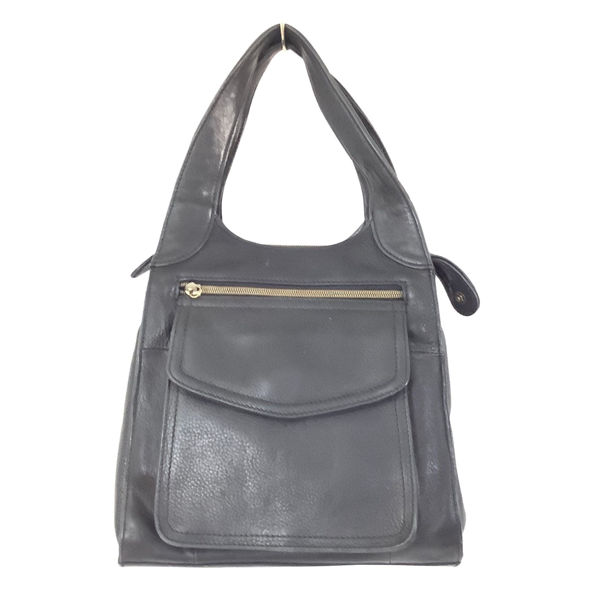 Black Leather Fossil Bag
