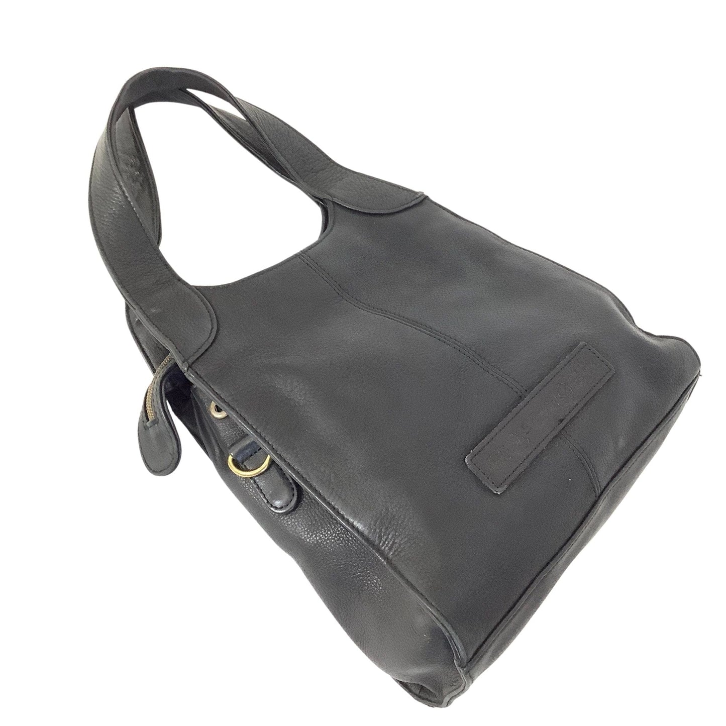 Black Leather Fossil Bag