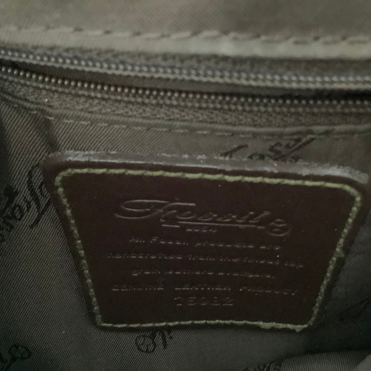 Black Leather Fossil Bag