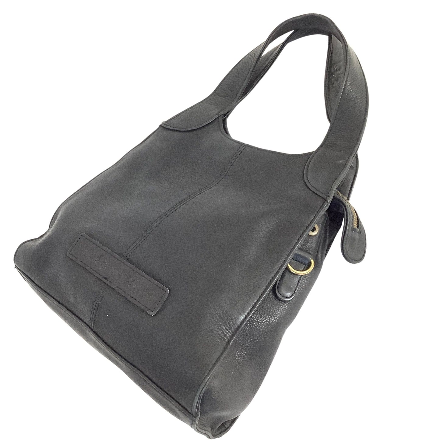 Black Leather Fossil Bag
