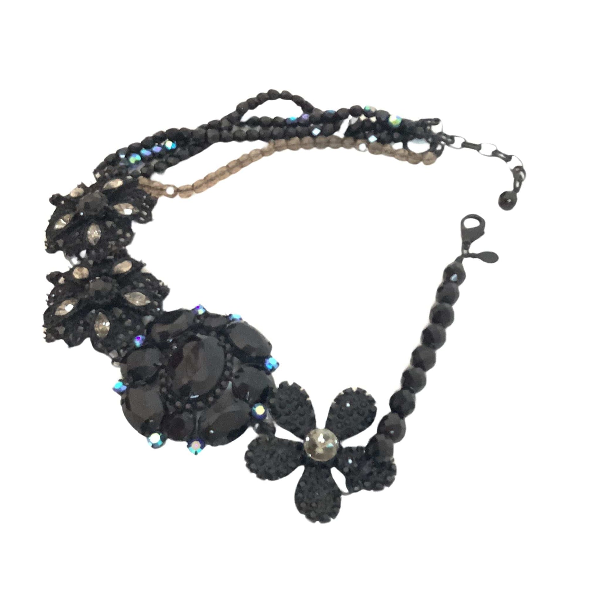 Black Rhinestone Necklace