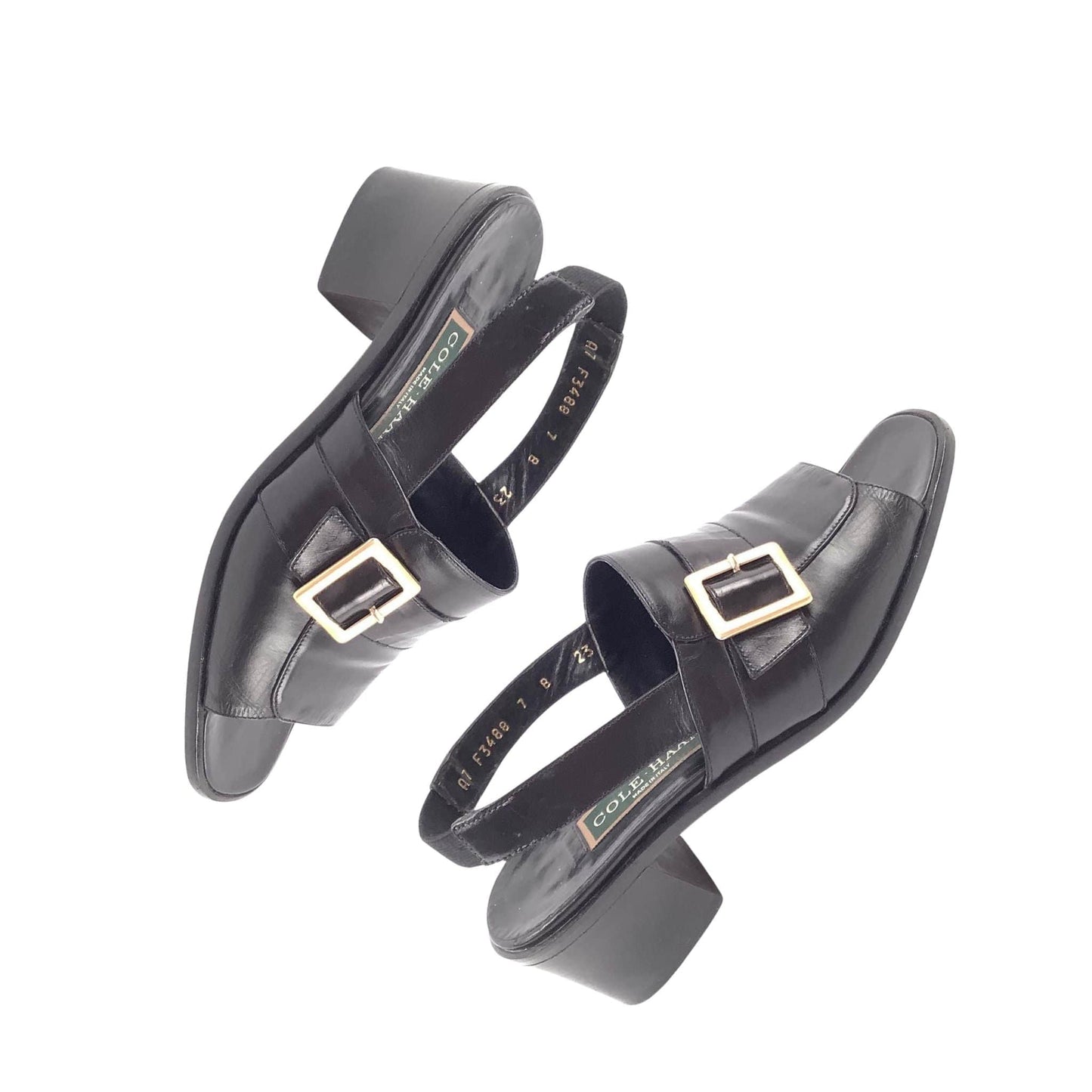 Black Sandals Block Heel