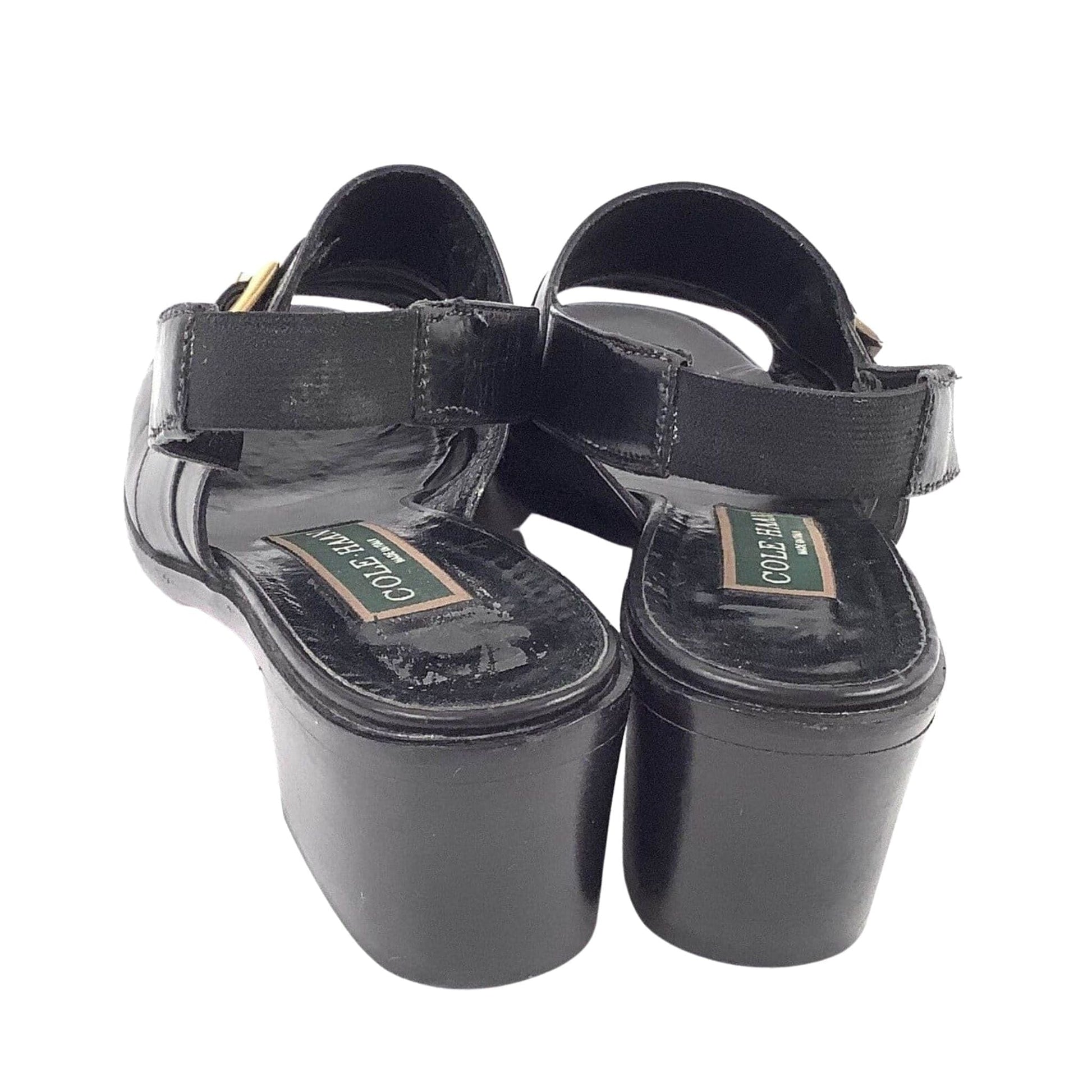 Black Sandals Block Heel