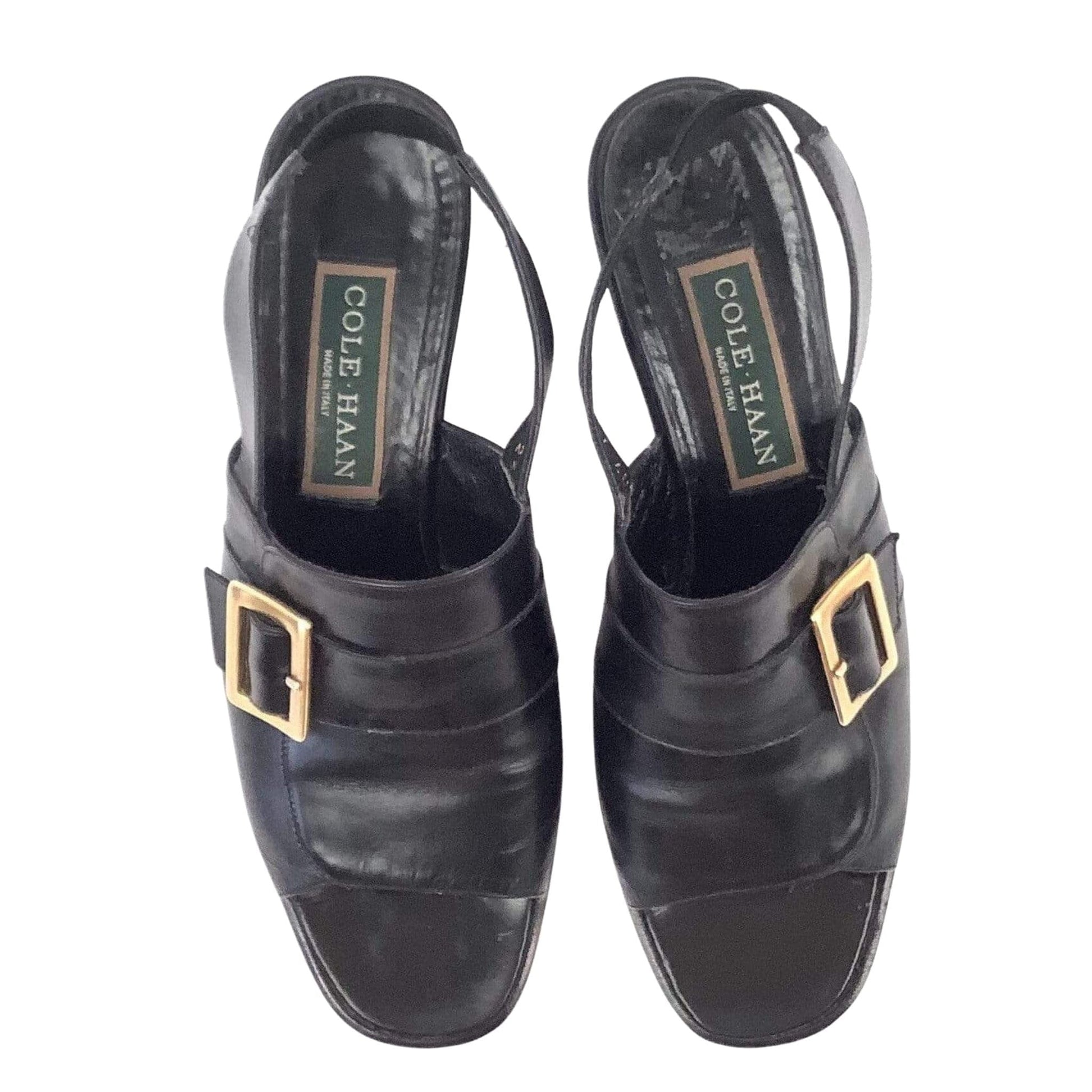 Black Sandals Block Heel