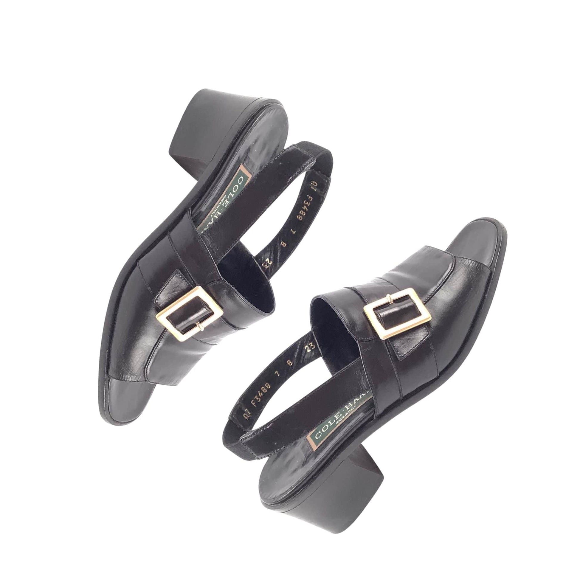 Black Sandals Block Heel