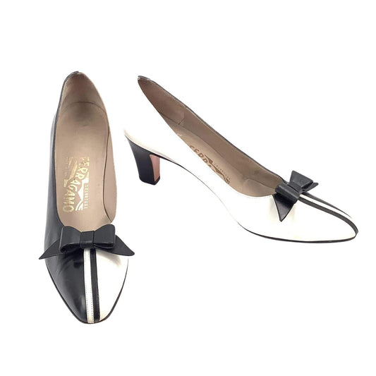 Black & White Pump Shoes