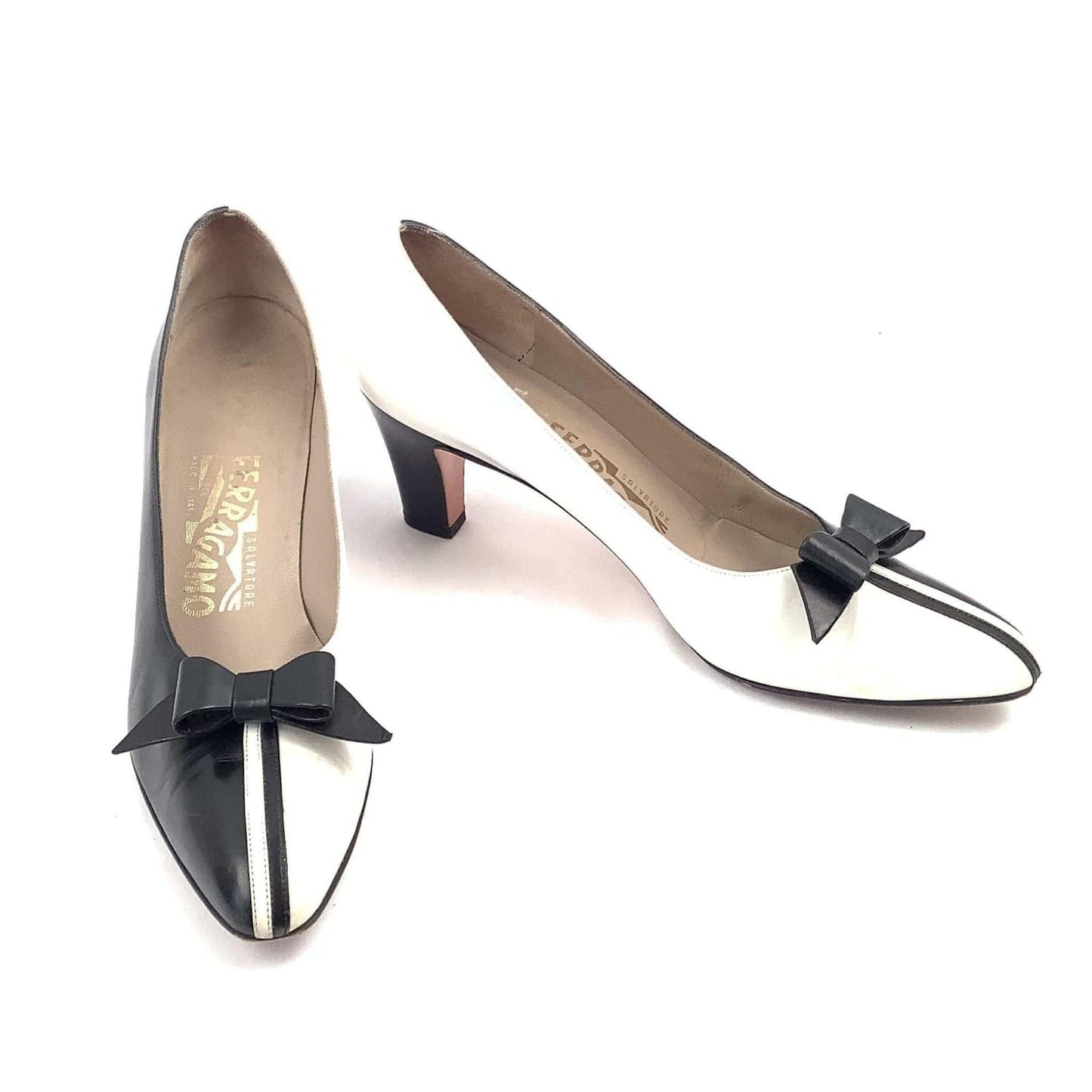 Black & White Pump Shoes