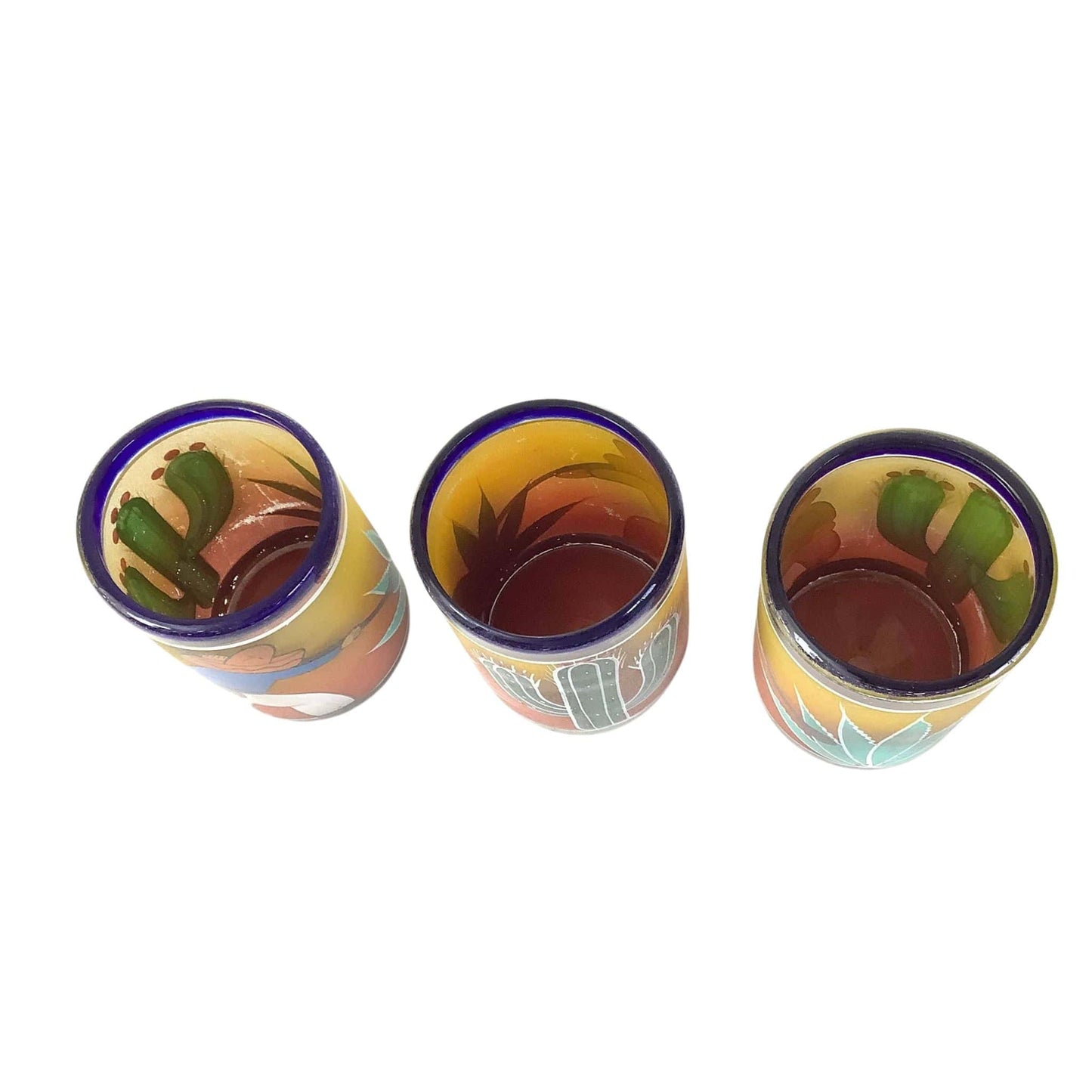 Blown Glass Tumblers 1940s
