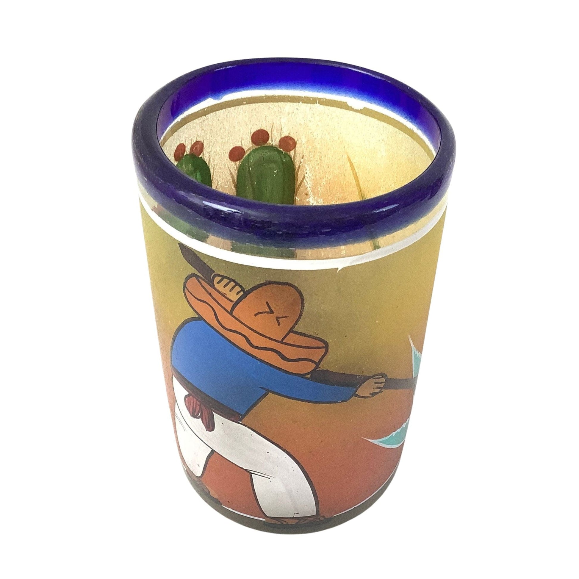 Blown Glass Tumblers 1940s