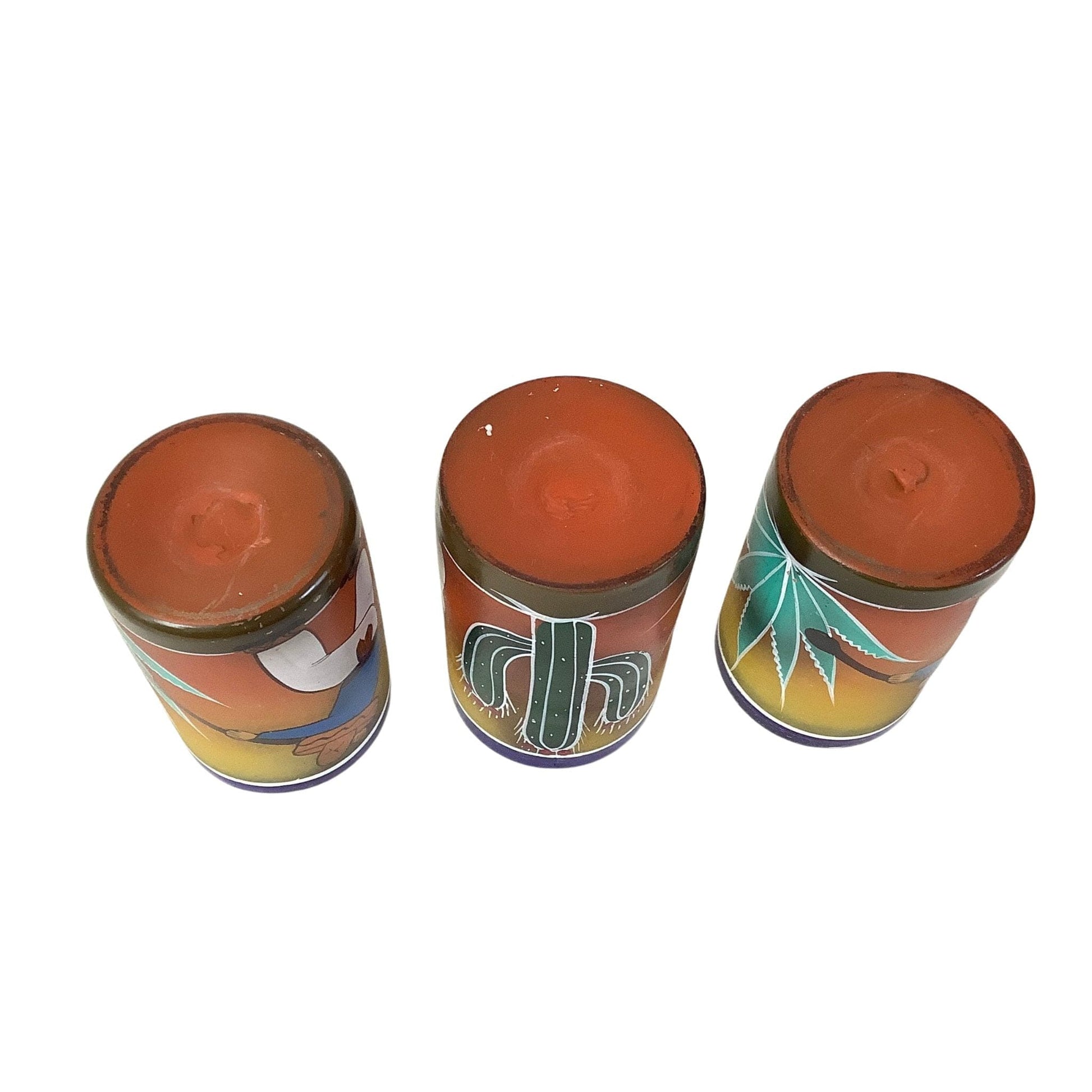 Blown Glass Tumblers 1940s