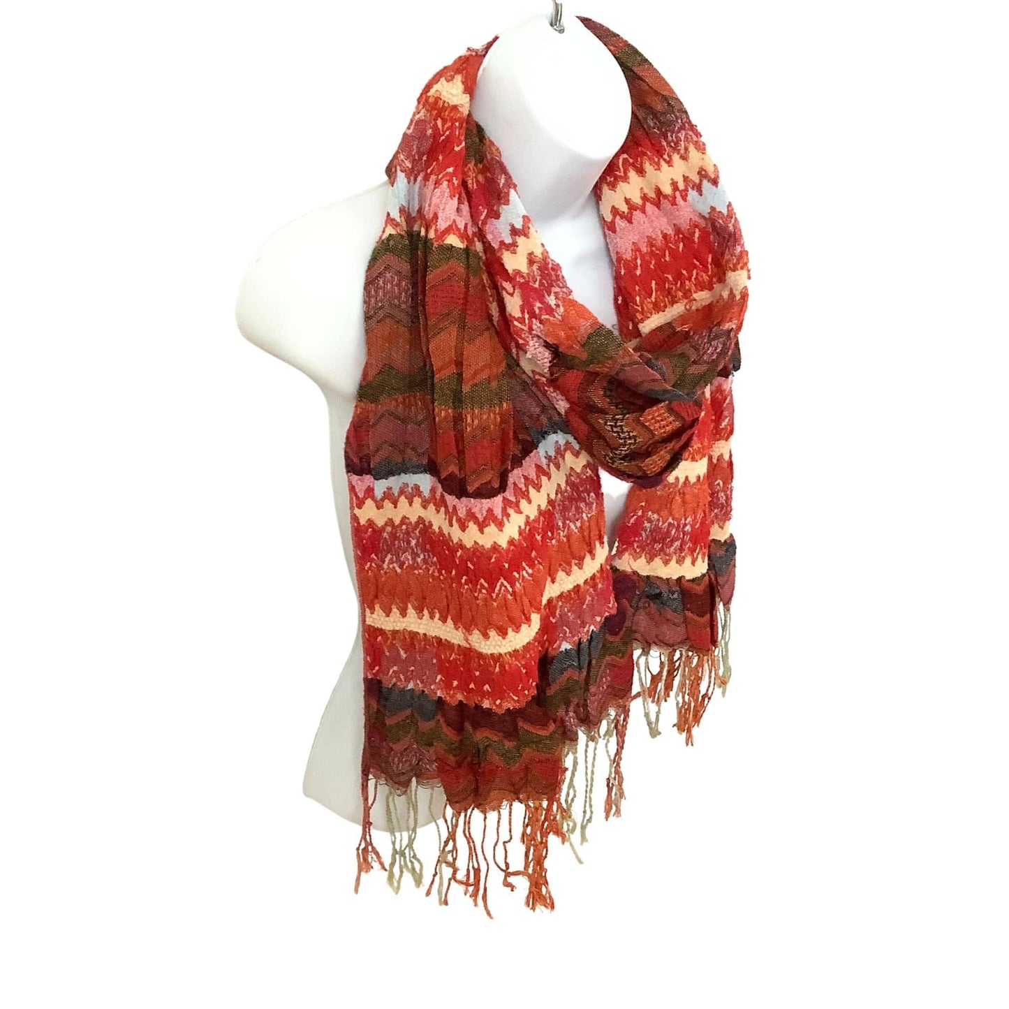Boho Knitted Scarf