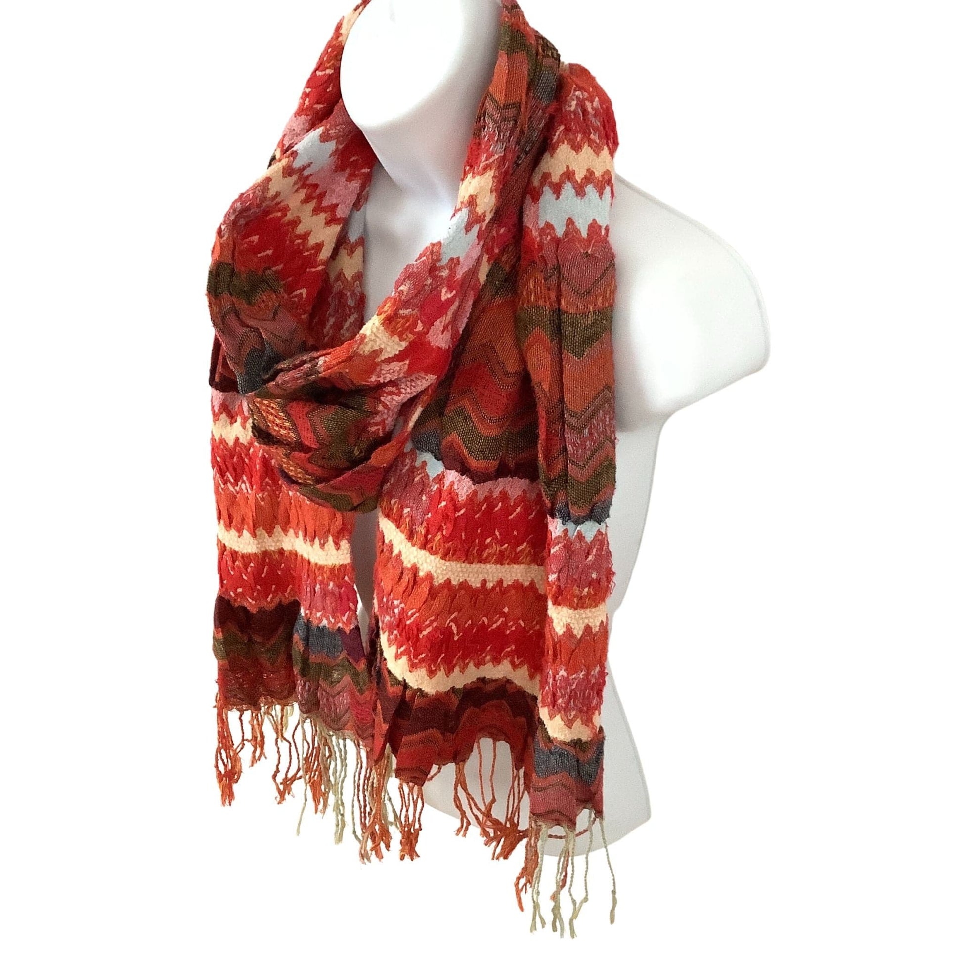 Boho Knitted Scarf