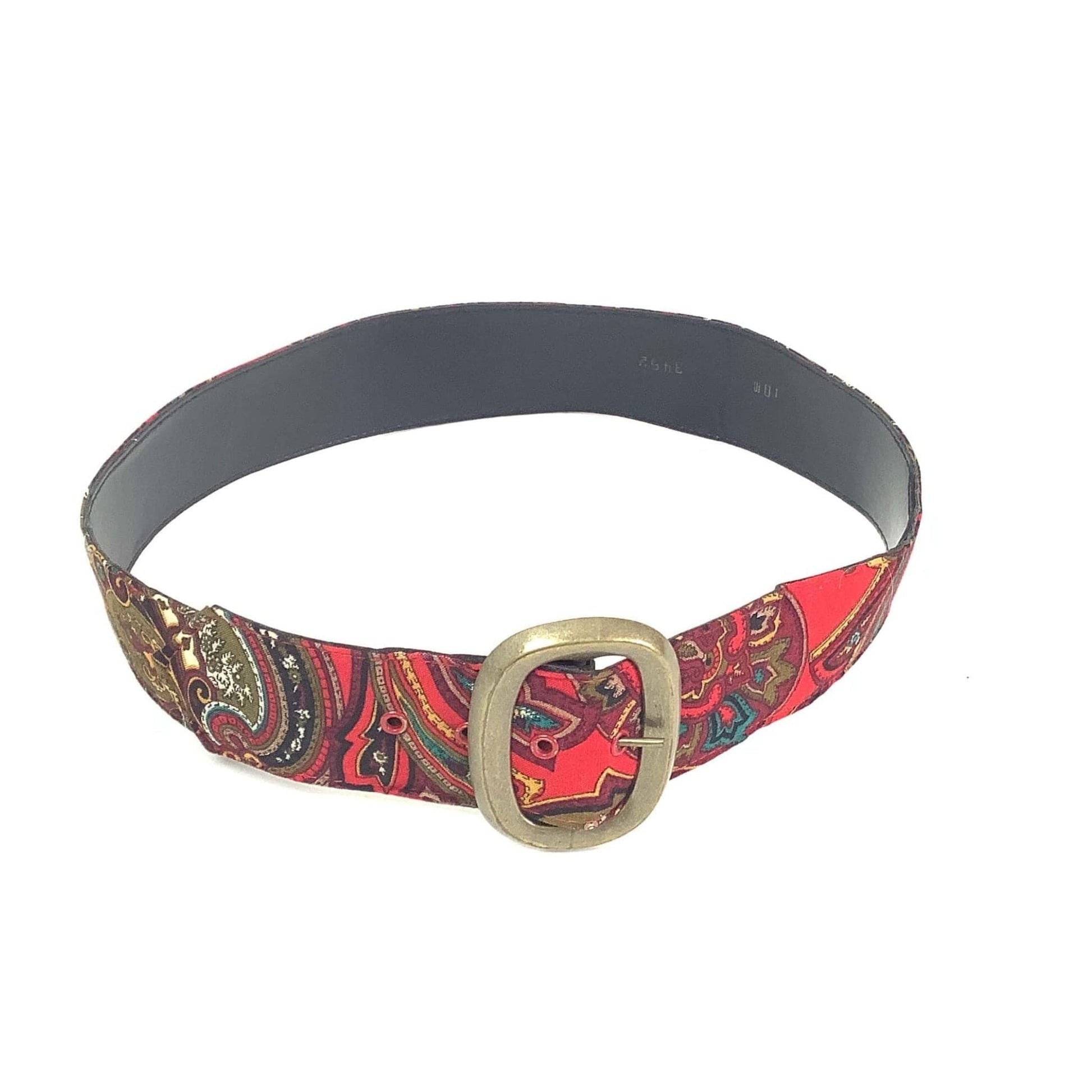Boho Paisley Fabric Belt