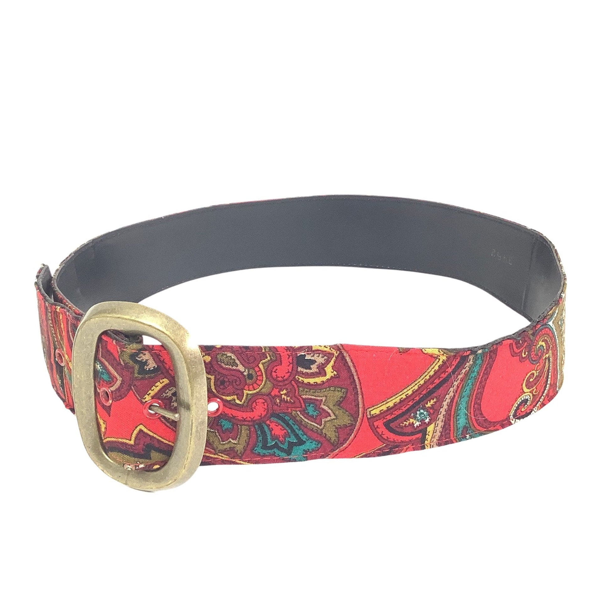 Boho Paisley Fabric Belt