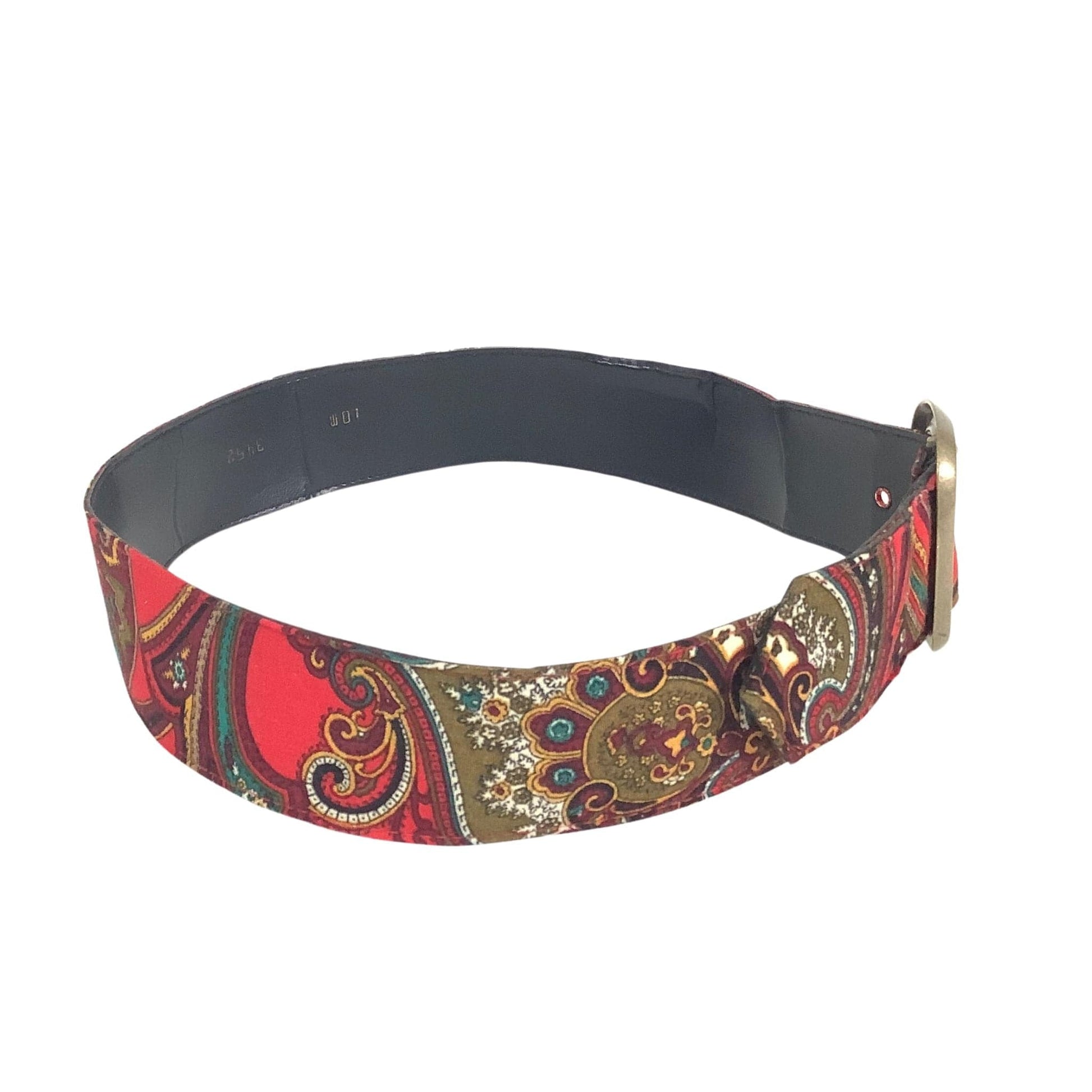 Boho Paisley Fabric Belt