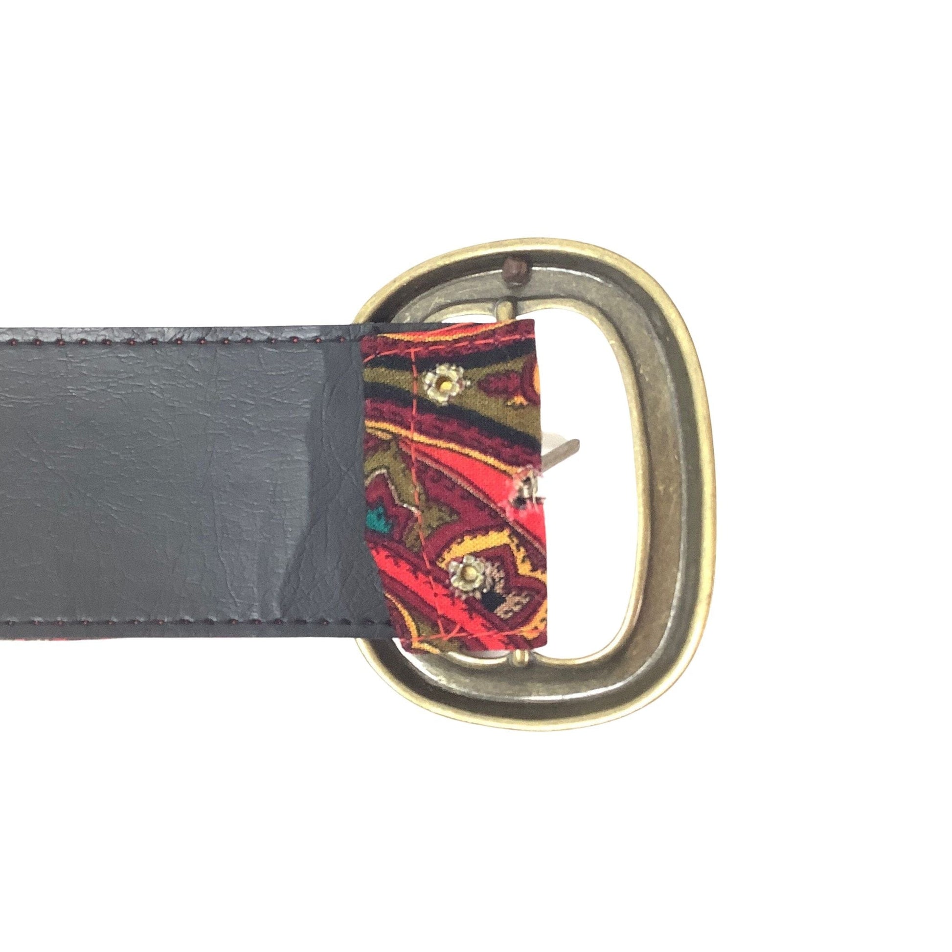 Boho Paisley Fabric Belt