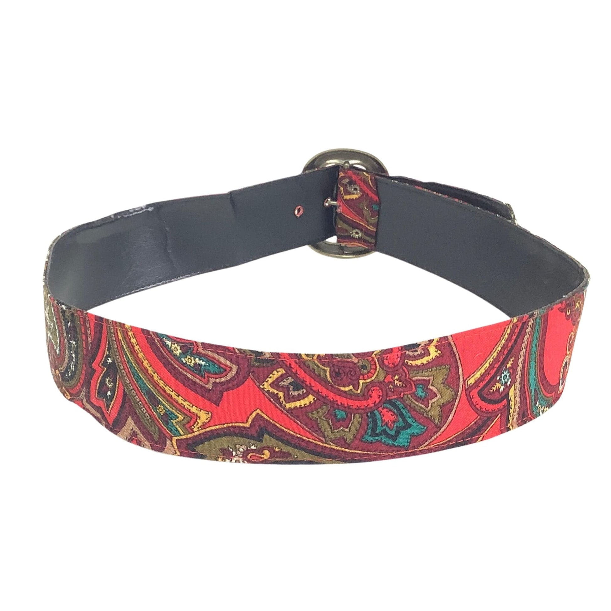 Boho Paisley Fabric Belt