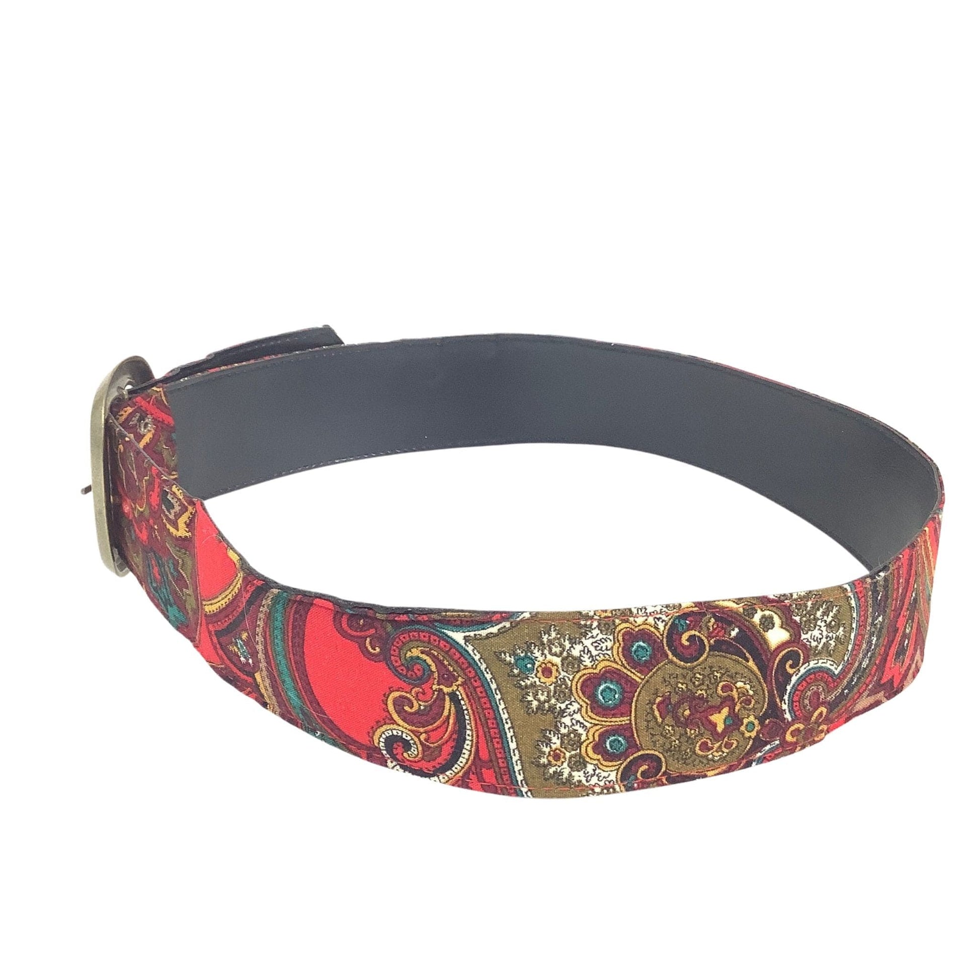 Boho Paisley Fabric Belt