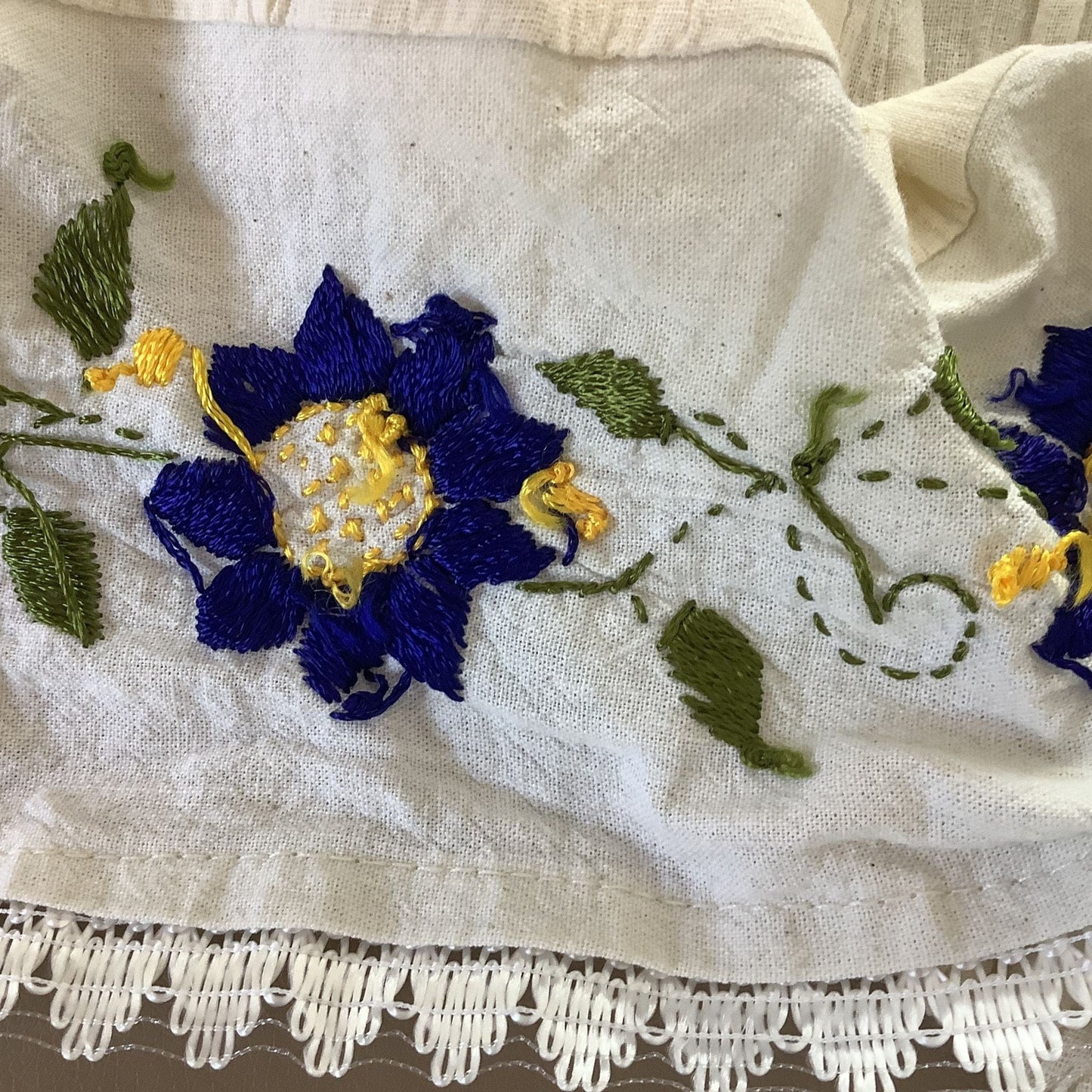 Boho Summer Blouse - Vintage 1980s New Old Stock