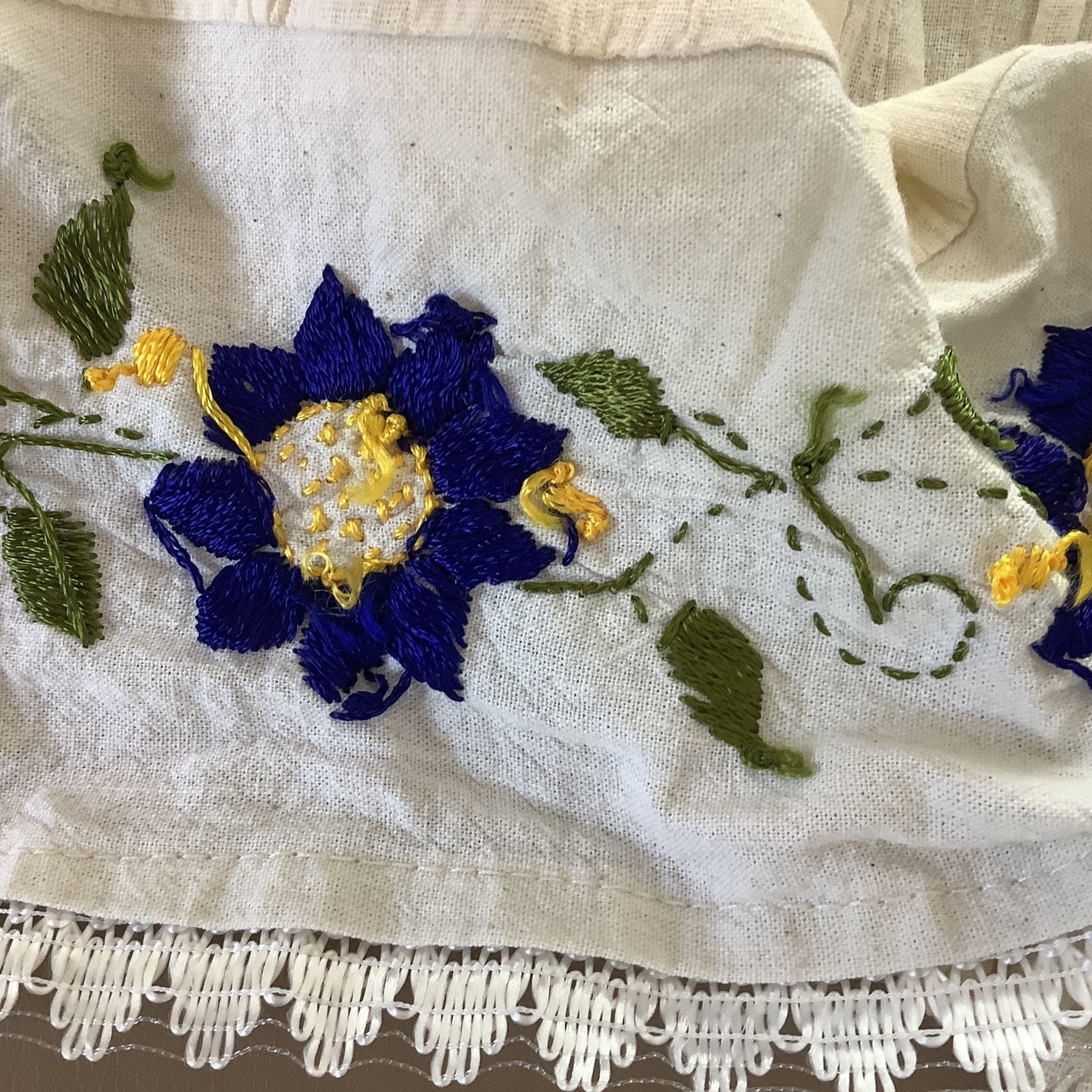 Boho Summer Blouse - Vintage 1980s New Old Stock