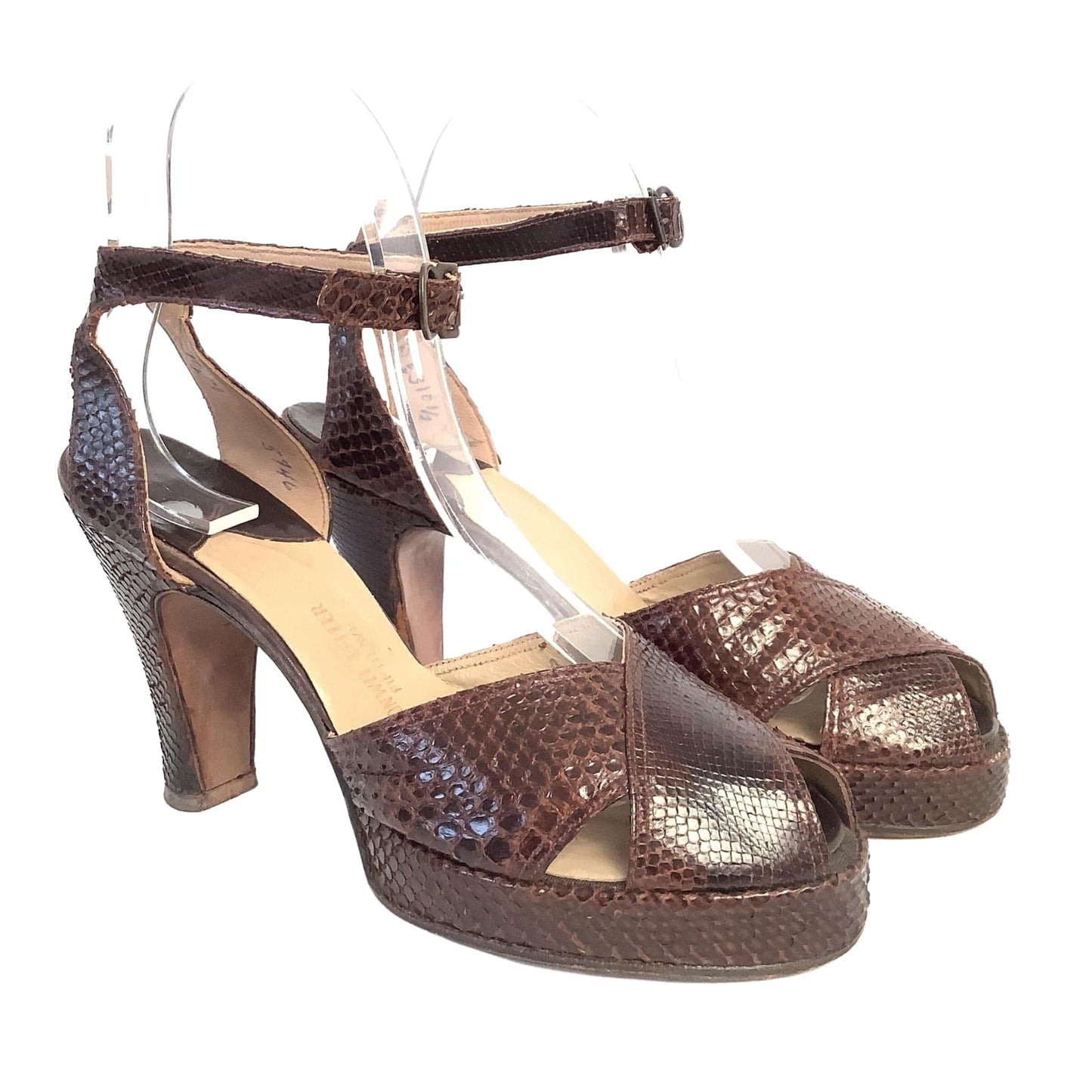 Bonwit Teller Brown Heels