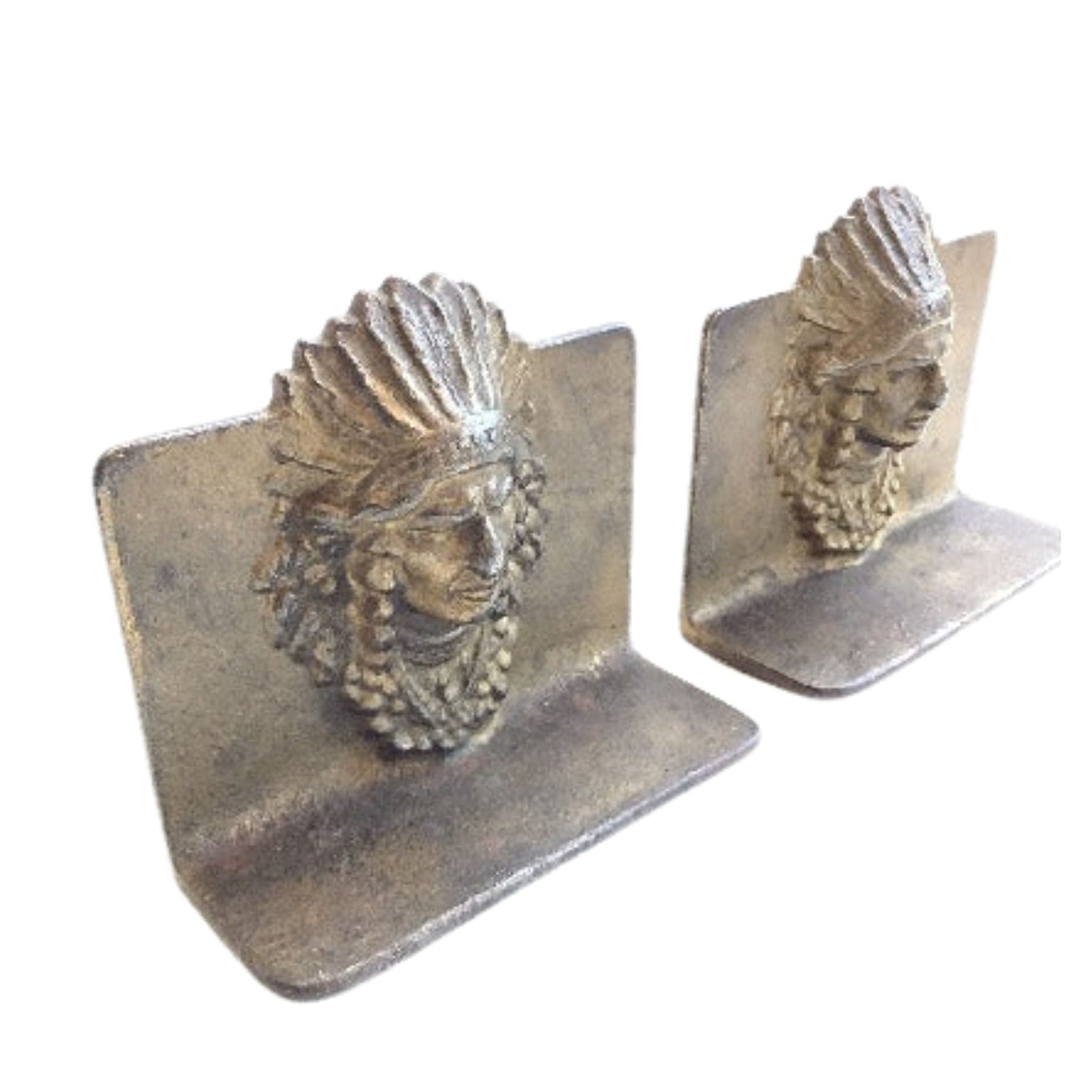 Bronze Native Bookends
