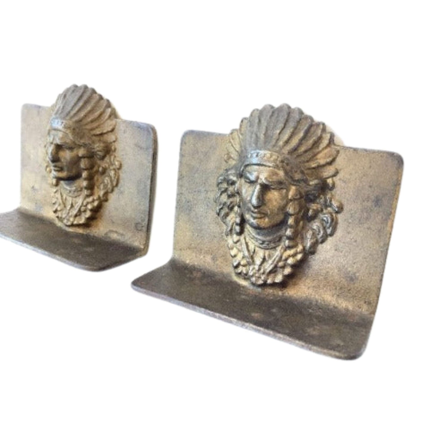 Bronze Native Bookends