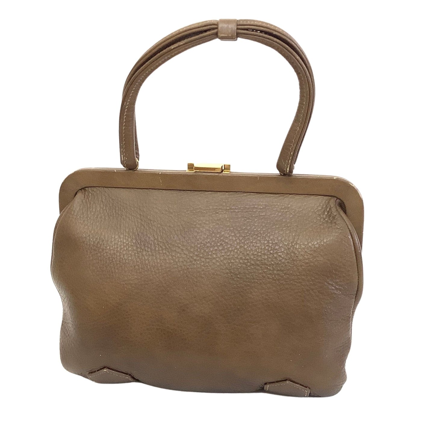 Brown Leather Funky Purse