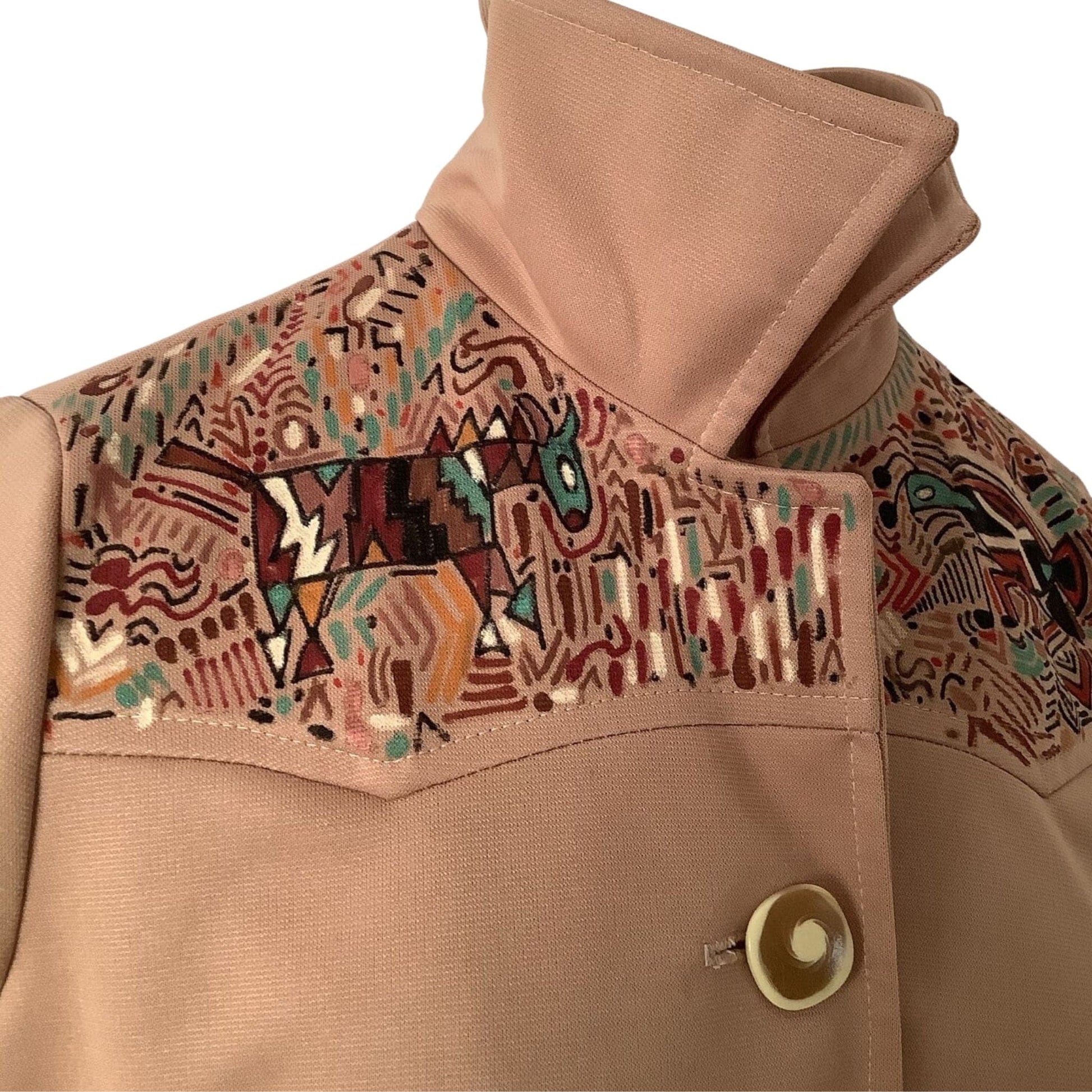 Buffy Originals Blouse - Native American Motif