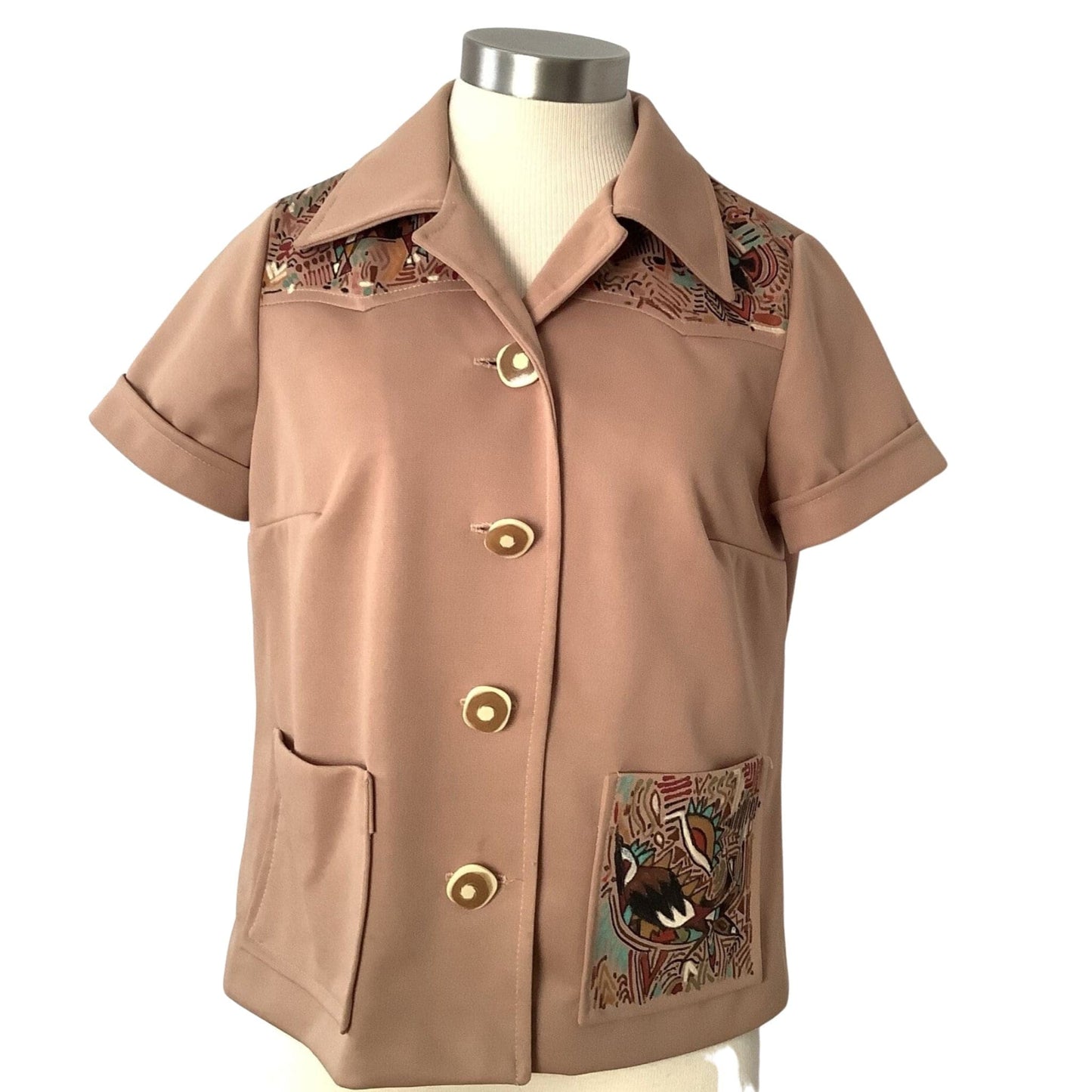 Buffy Originals Blouse - Native American Motif