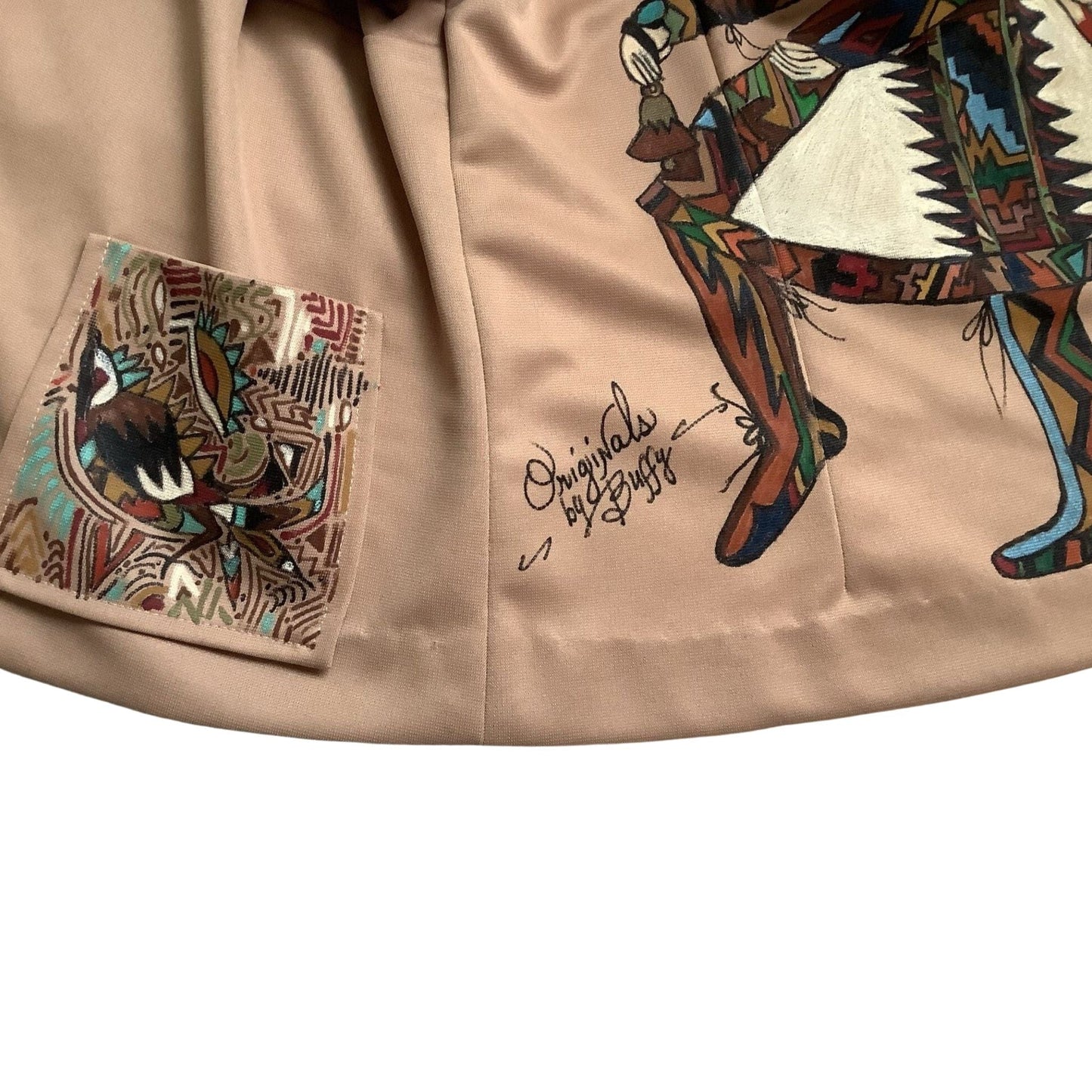 Buffy Originals Blouse - Native American Motif