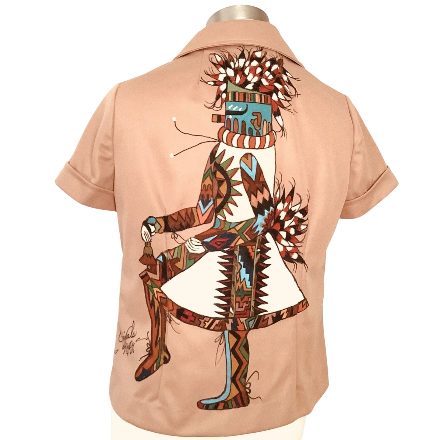 Buffy Originals Blouse - Native American Motif