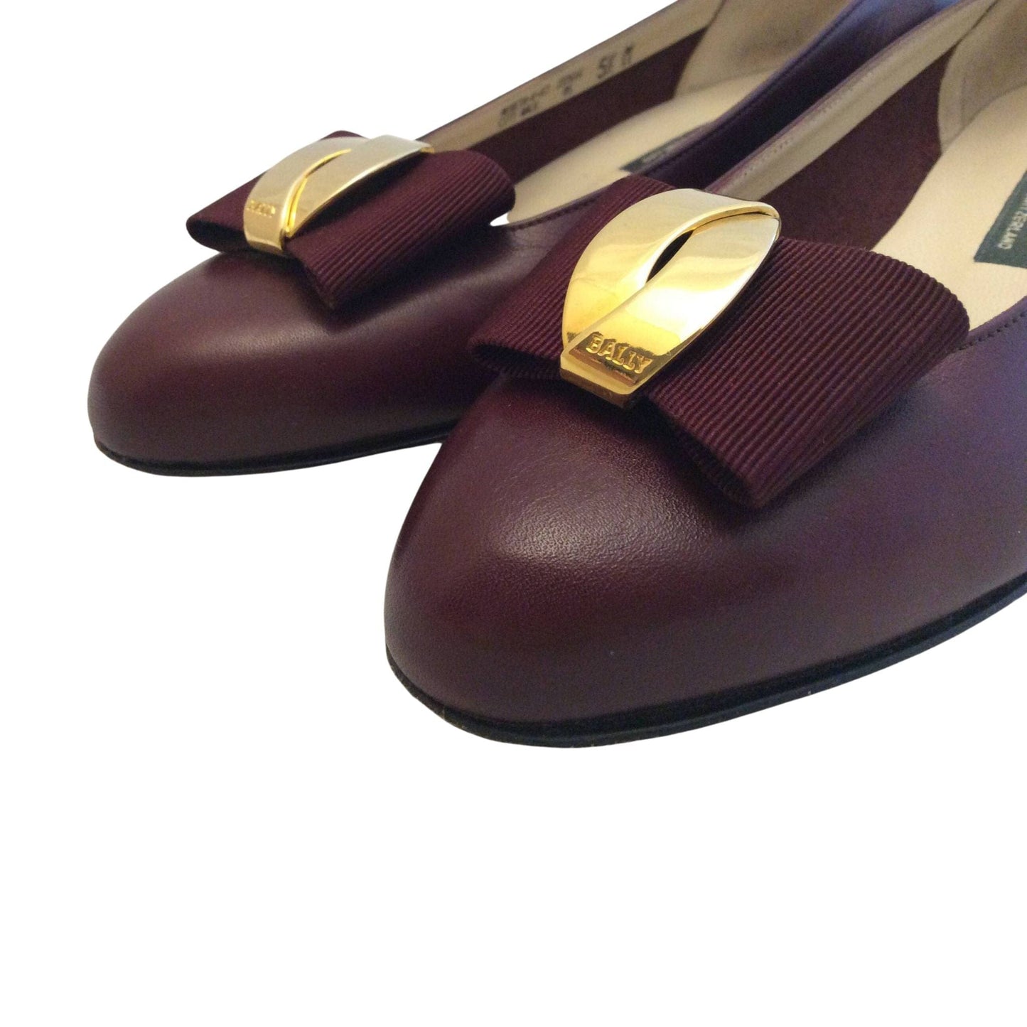 Burgundy Bally Heels