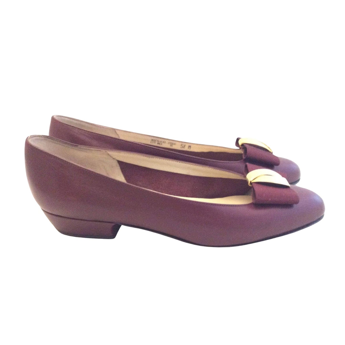 Burgundy Bally Heels