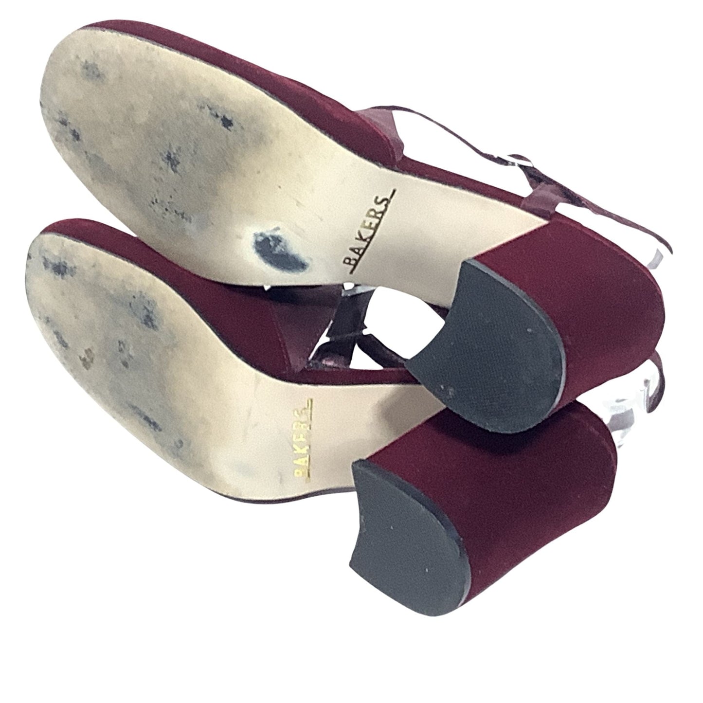 Burgundy Velvet Heels