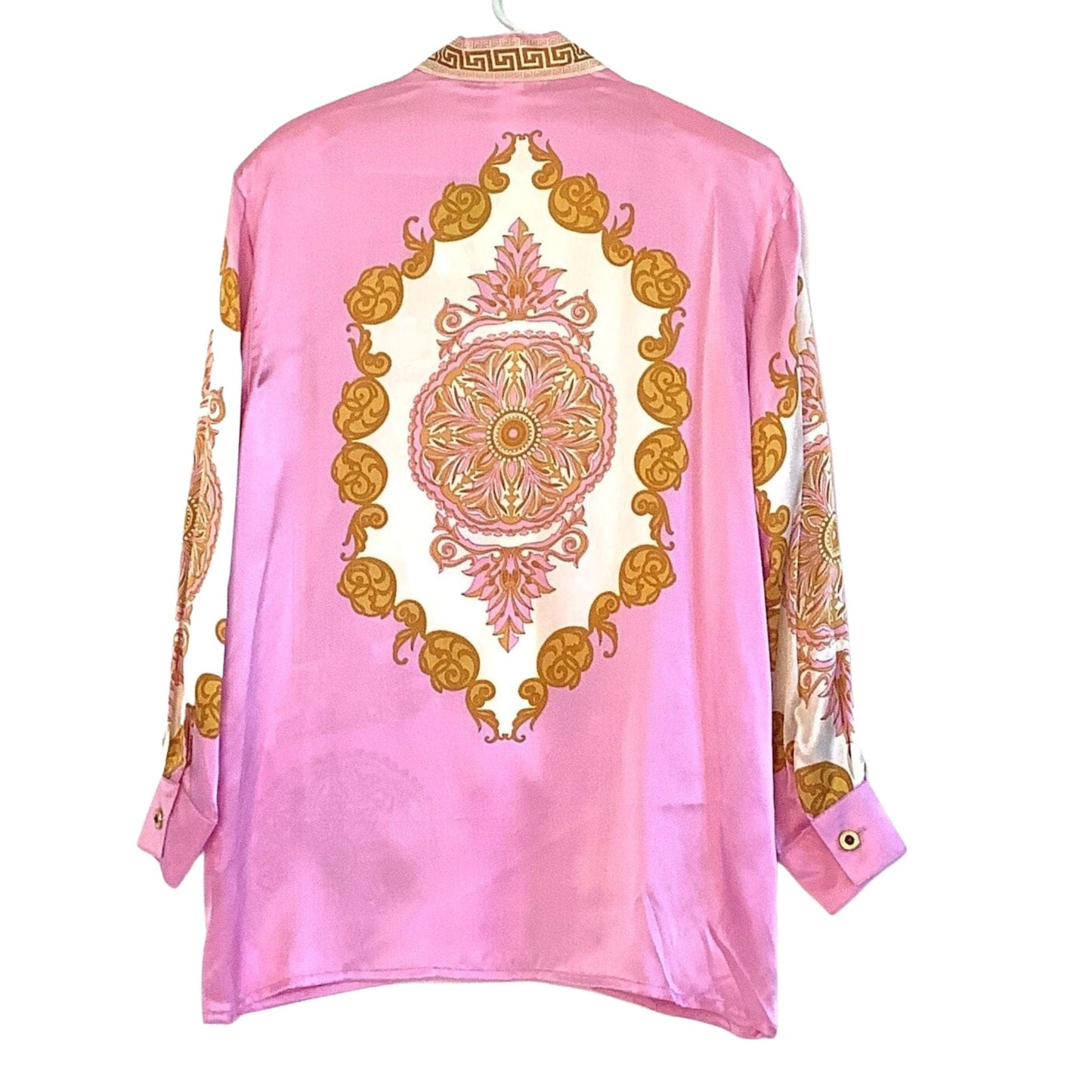 Vintage Baroque Rococo Fashion - Cache 1990s Silk Shirt