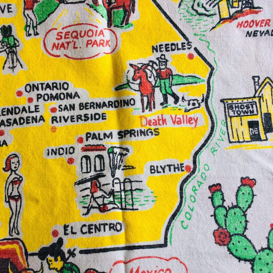 California Novelty Tablecloth
