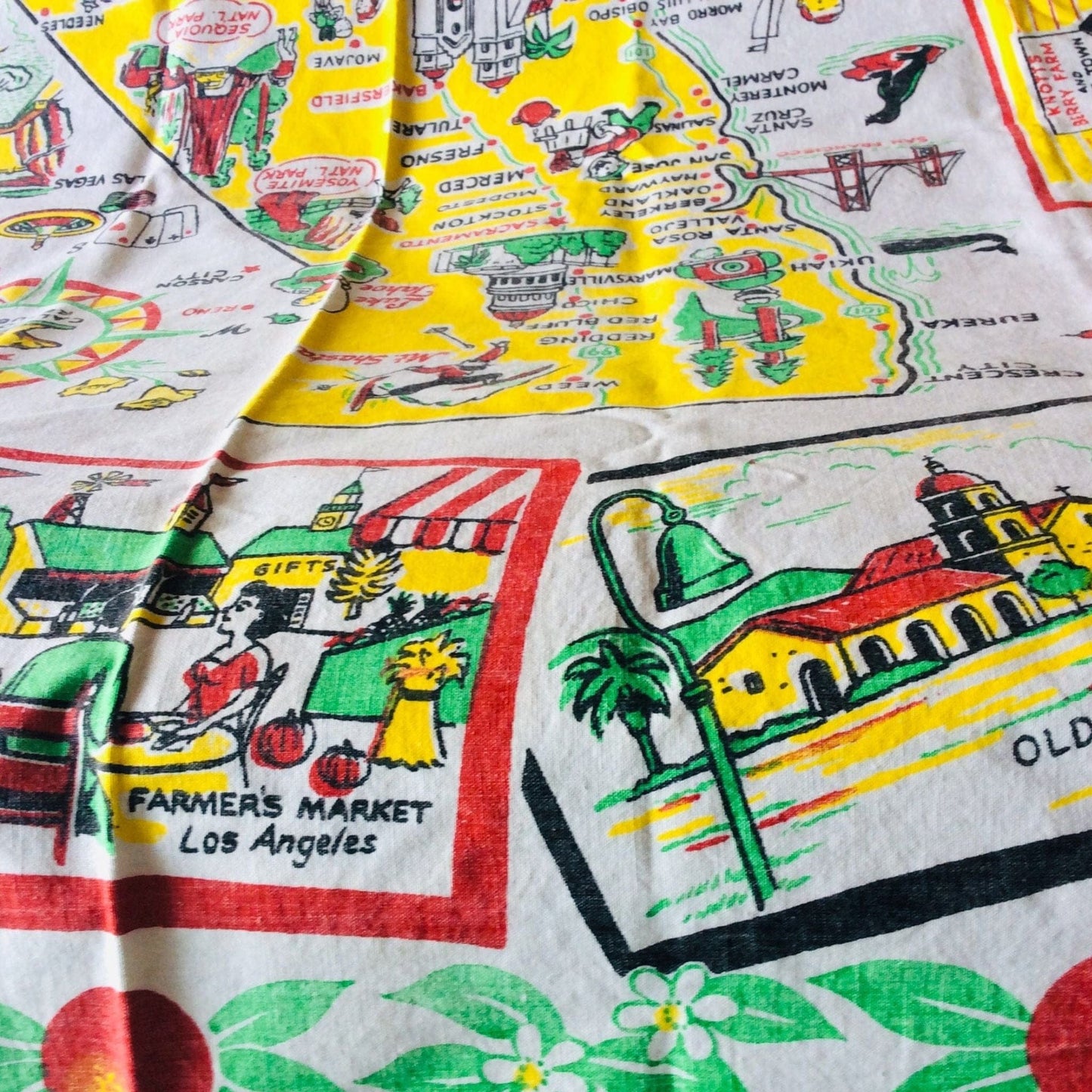 California Novelty Tablecloth