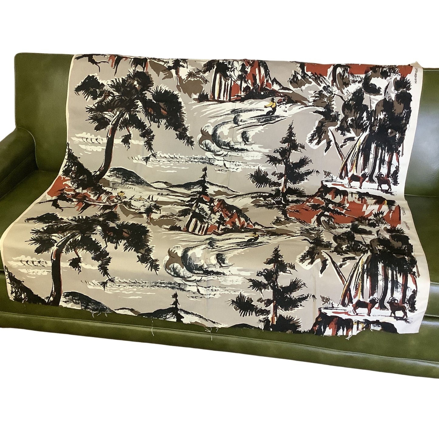 Canyon Western Barkcloth