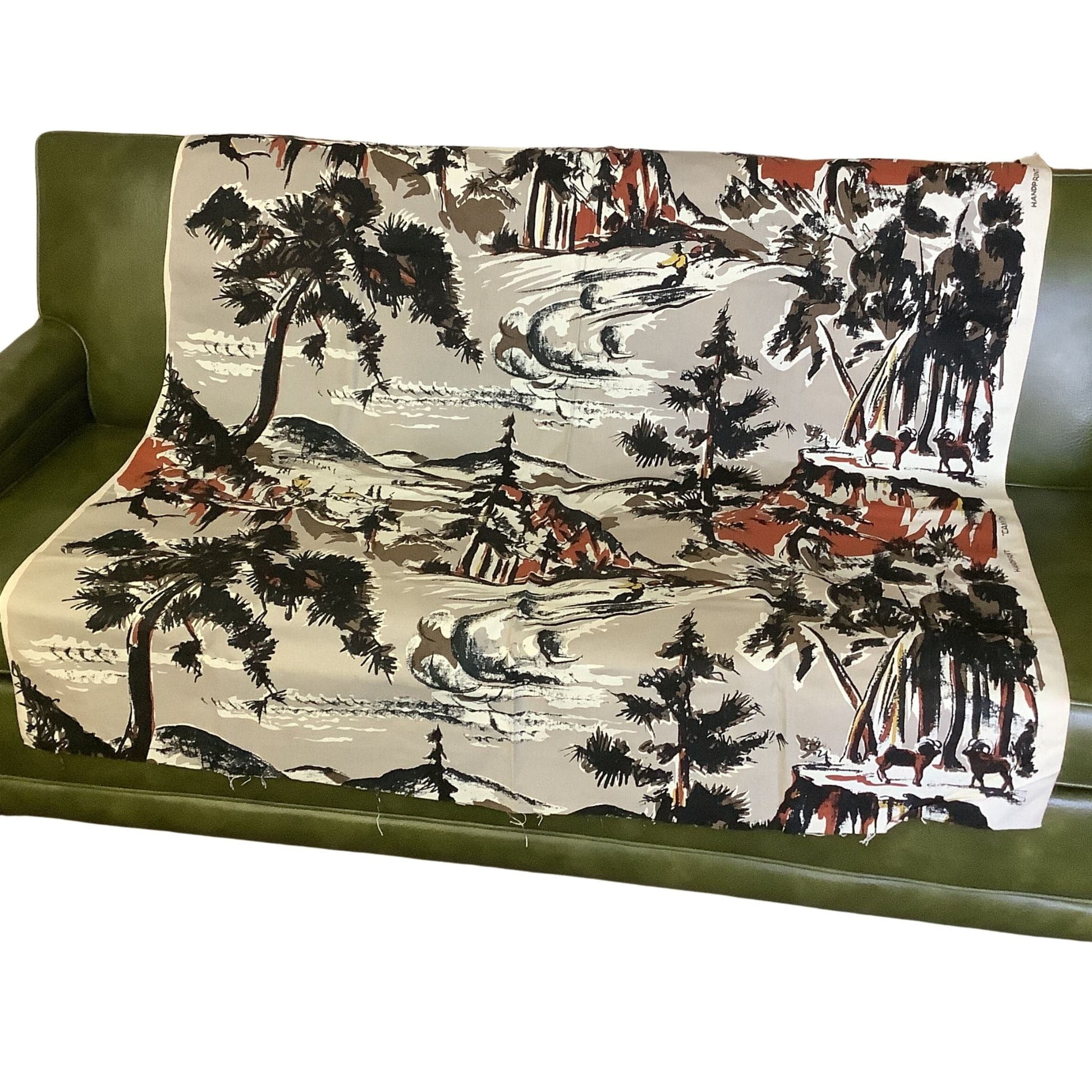 Canyon Western Barkcloth
