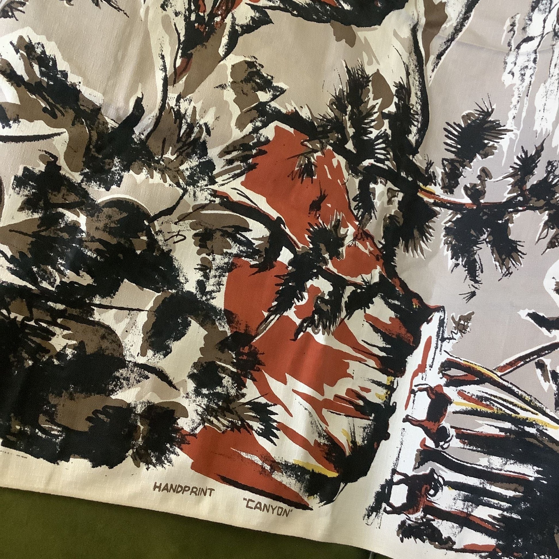 Canyon Western Barkcloth