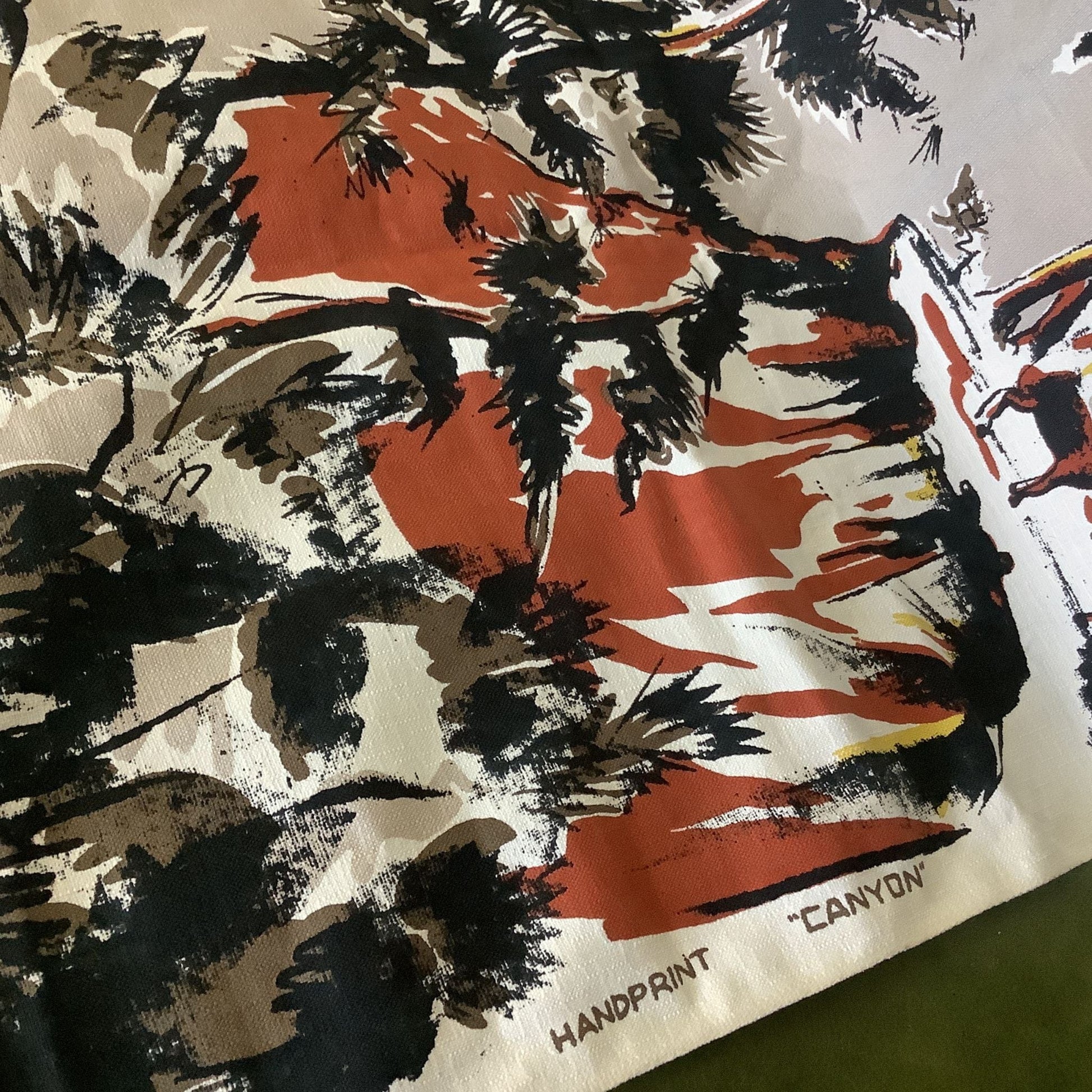 Canyon Western Barkcloth