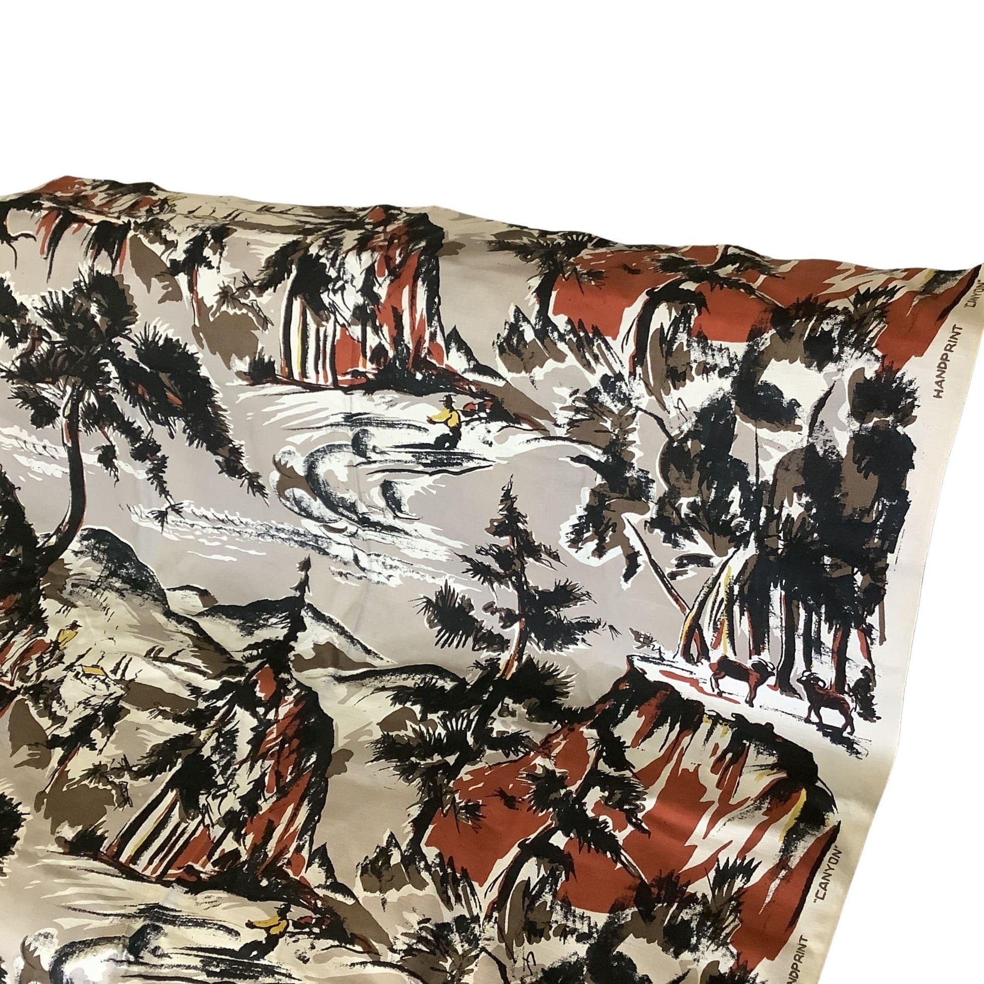Canyon Western Barkcloth