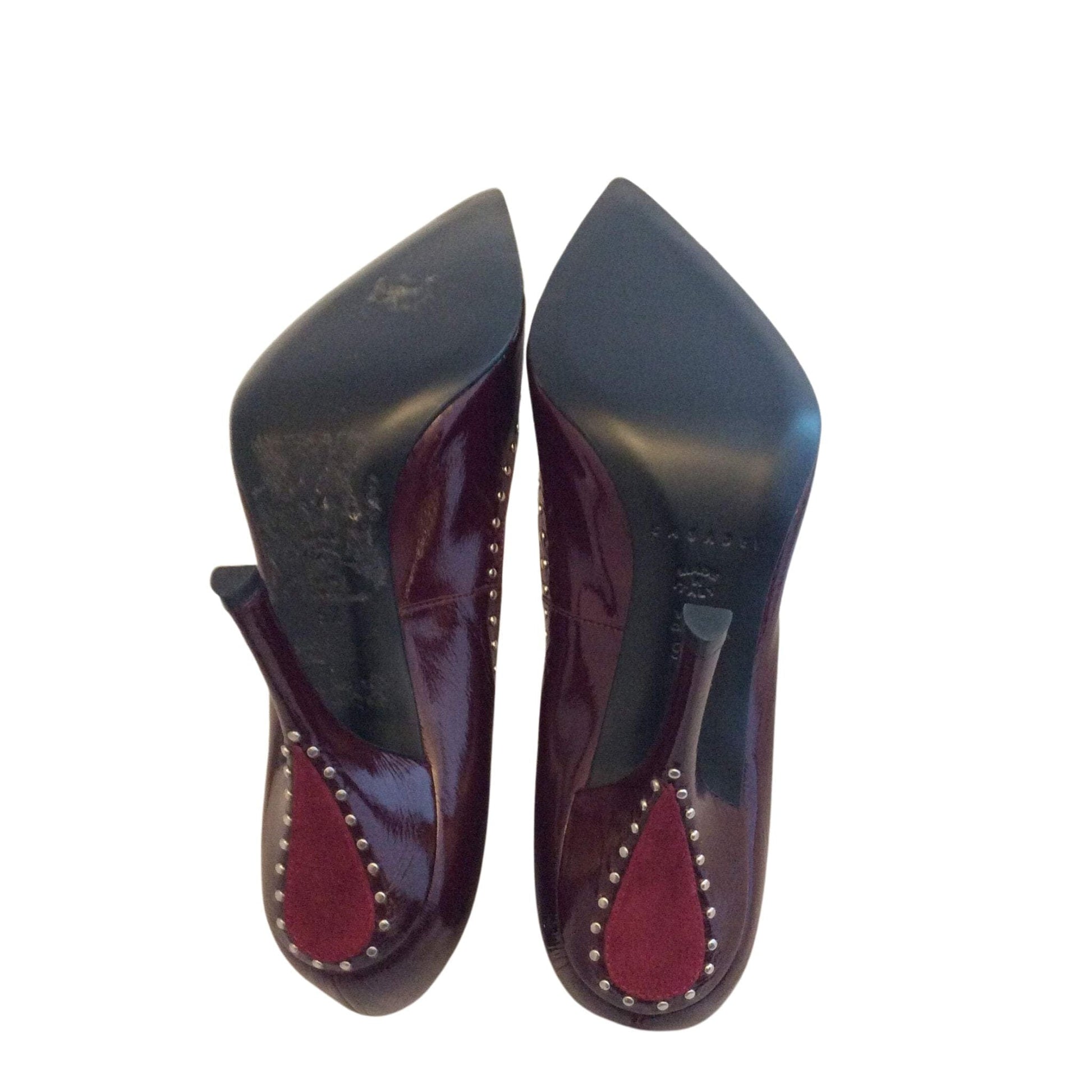 Casadei Burgundy Heels