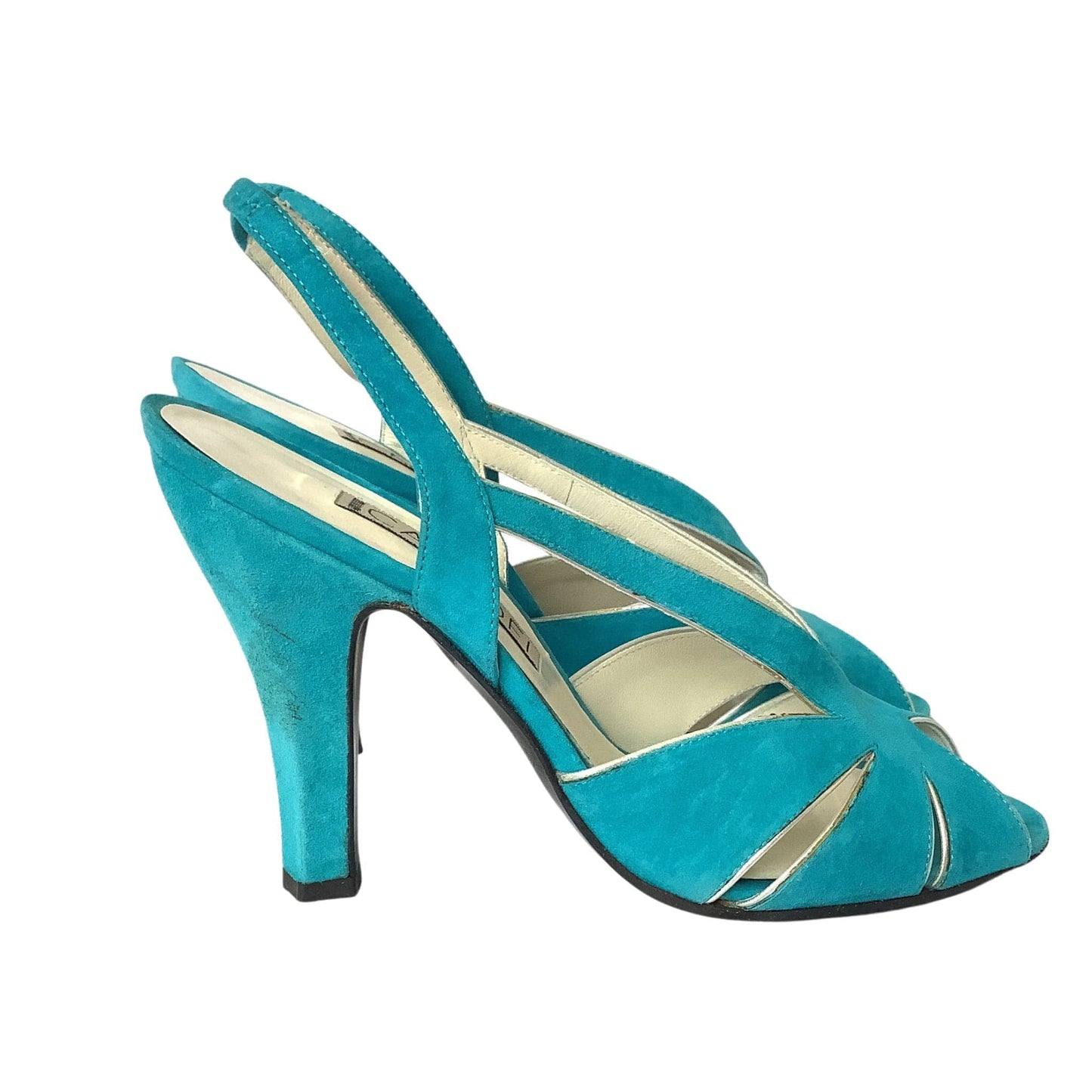 Casadei Teal Blue Heels