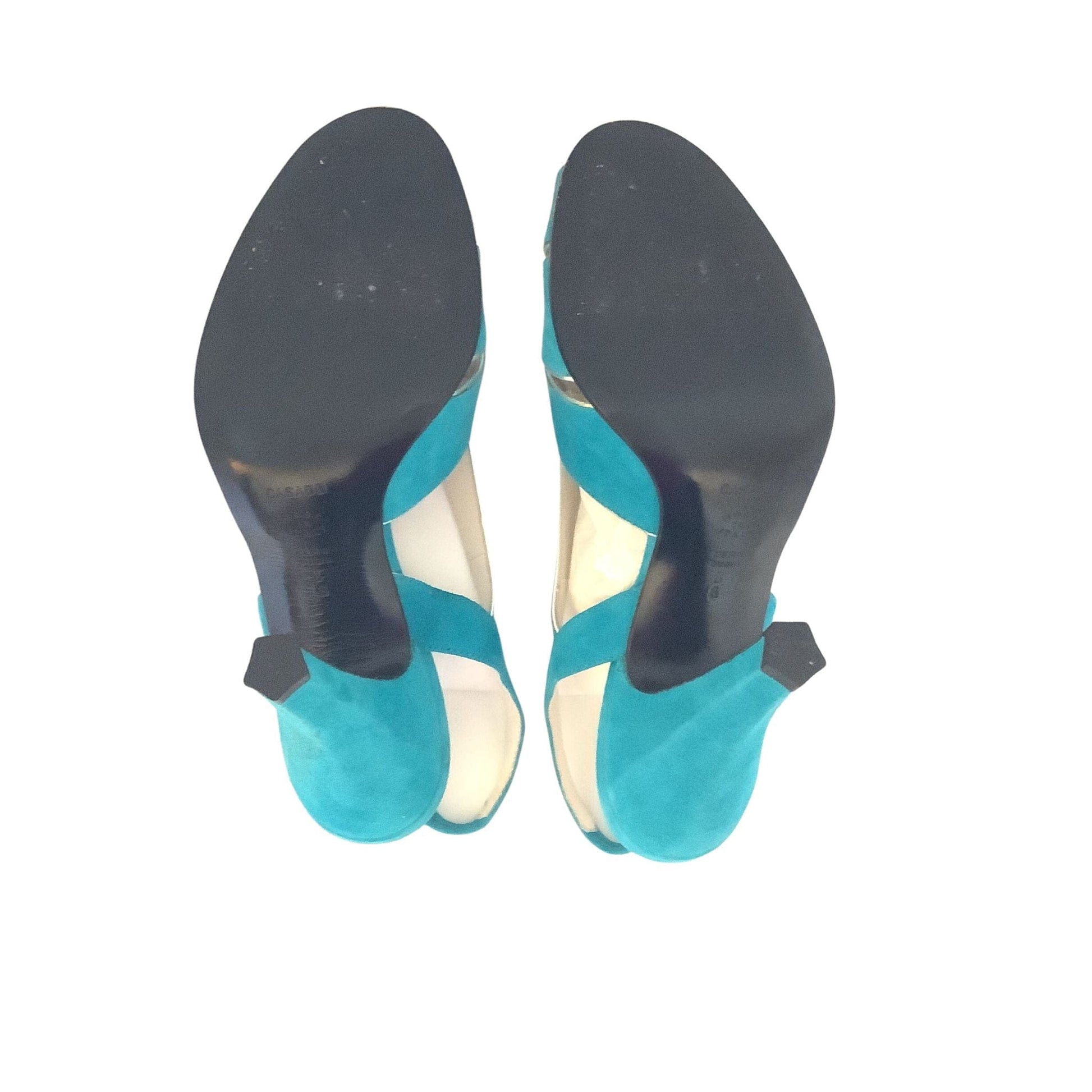 Casadei Teal Blue Heels