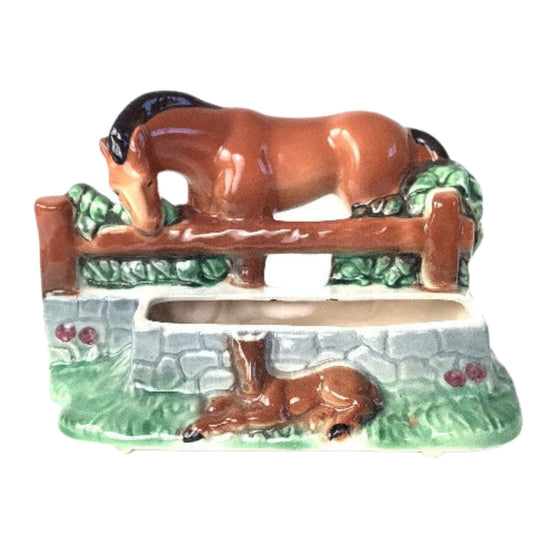 Ceramic Horse Planter