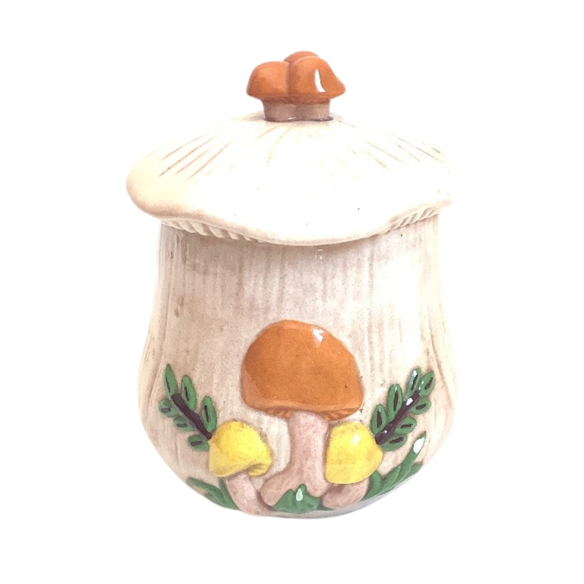 Ceramic Mushroom Canisters