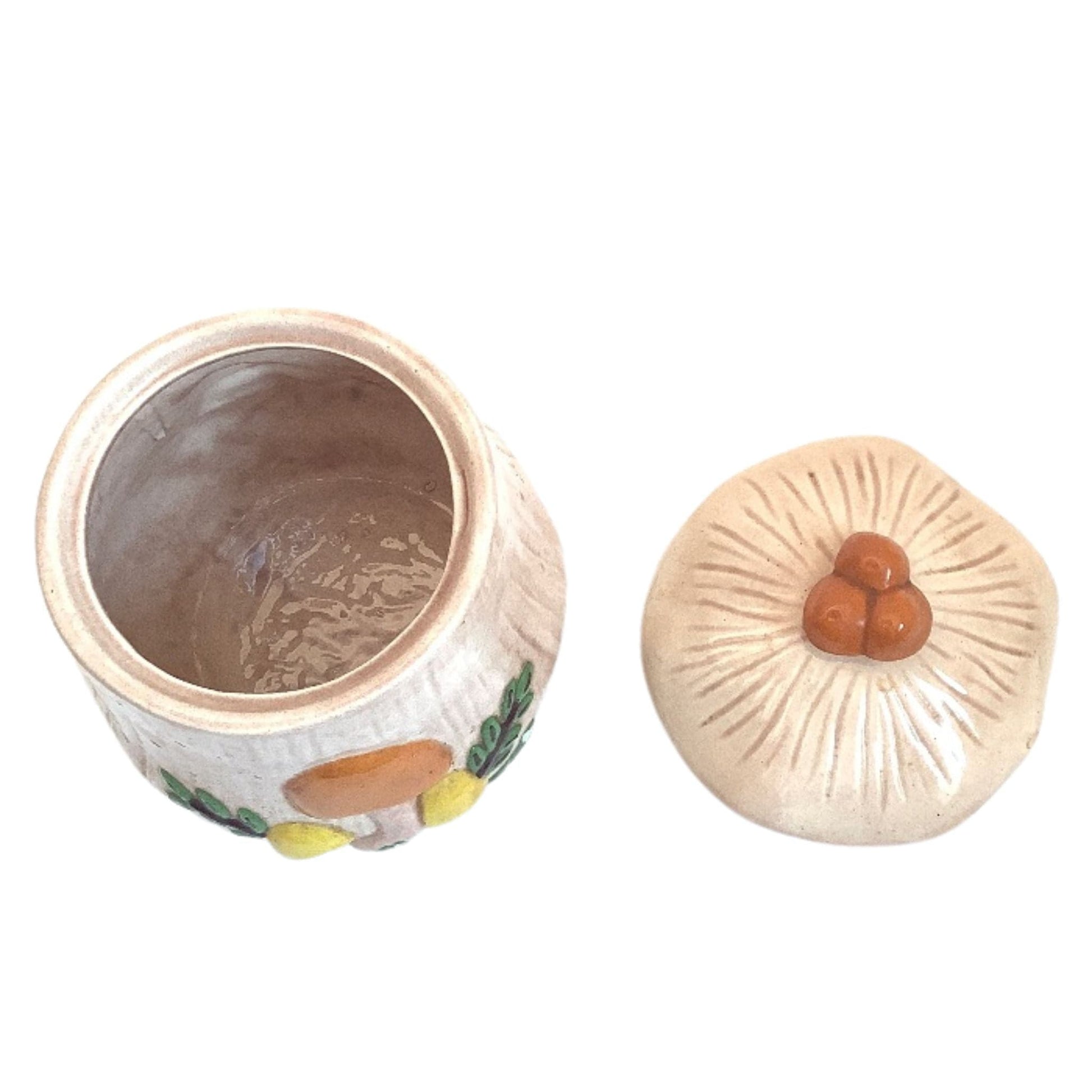 Ceramic Mushroom Canisters