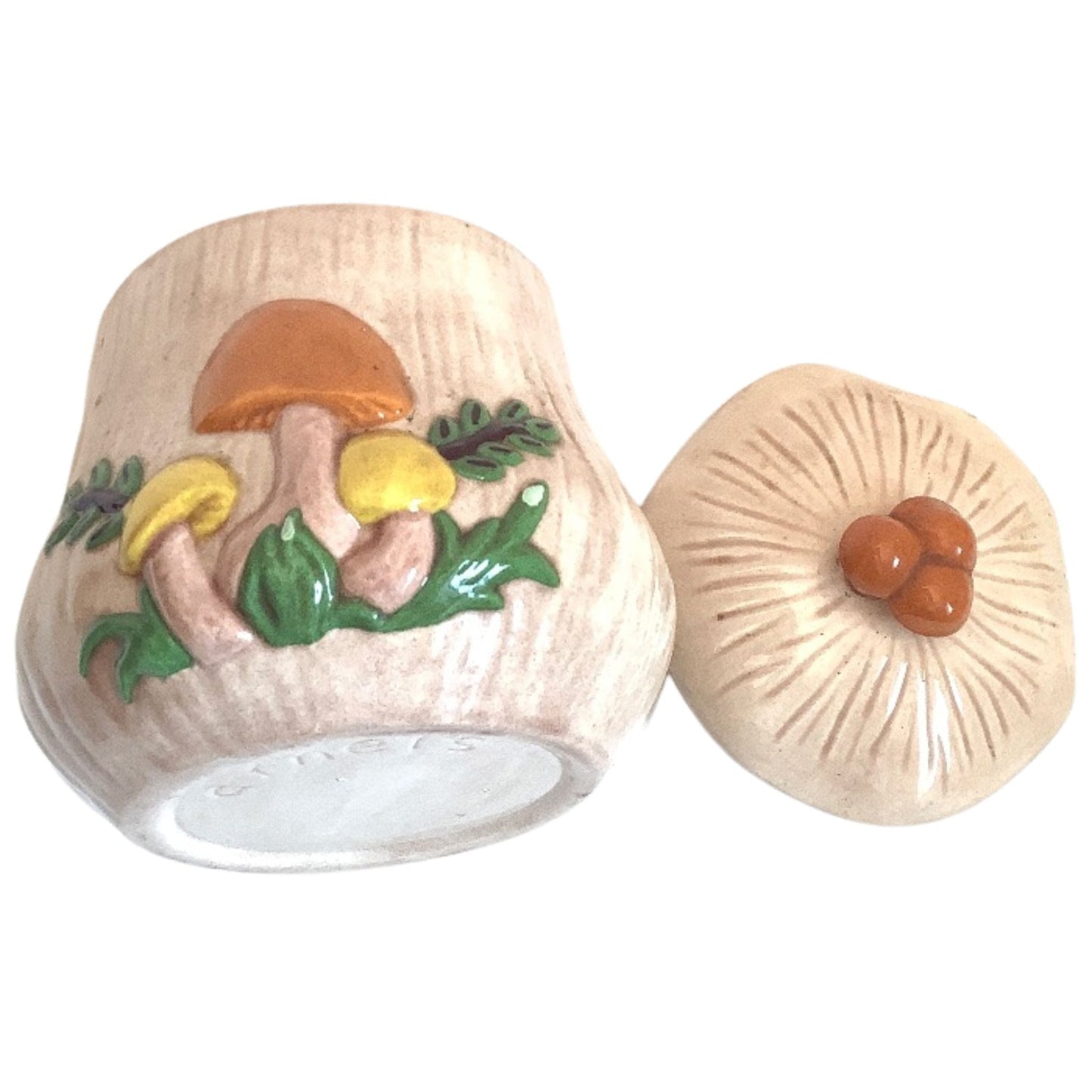 Ceramic Mushroom Canisters